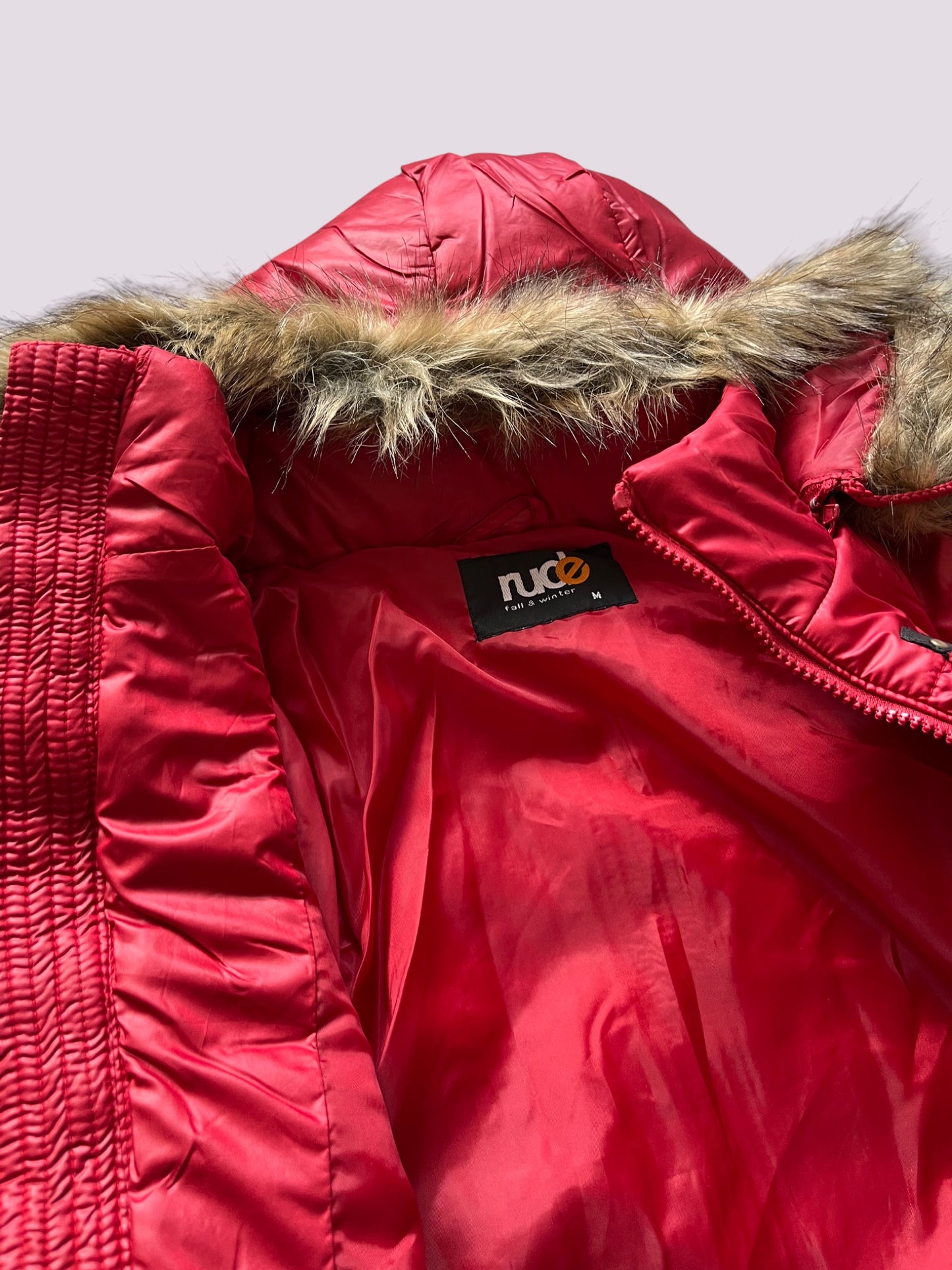 Rude Fell Winterjacke Rot