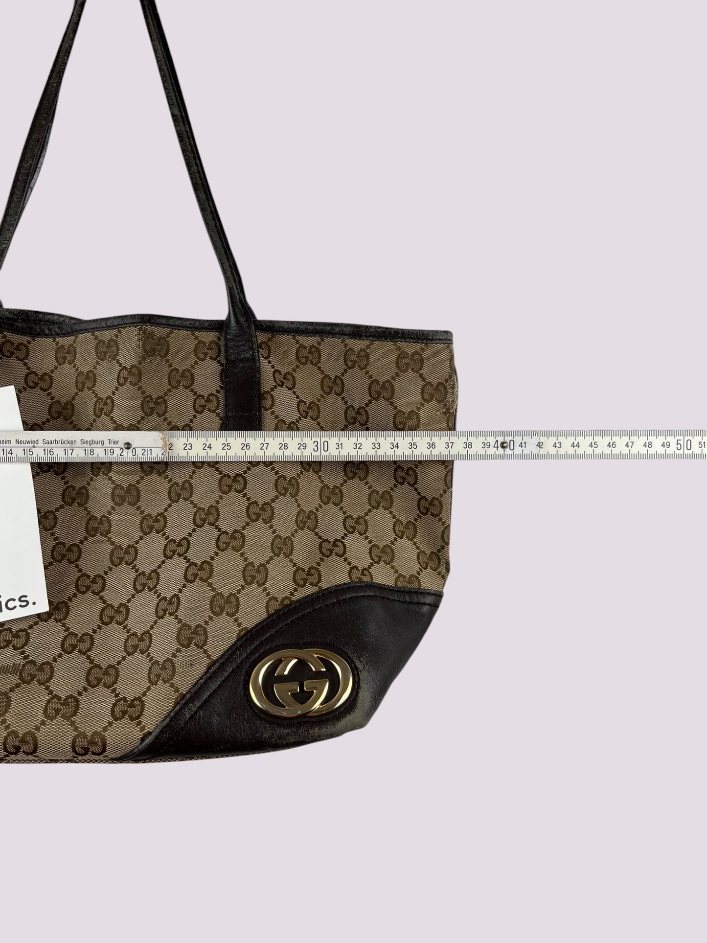 Vintage Gucci Monogramm Handasche / Schultertasche