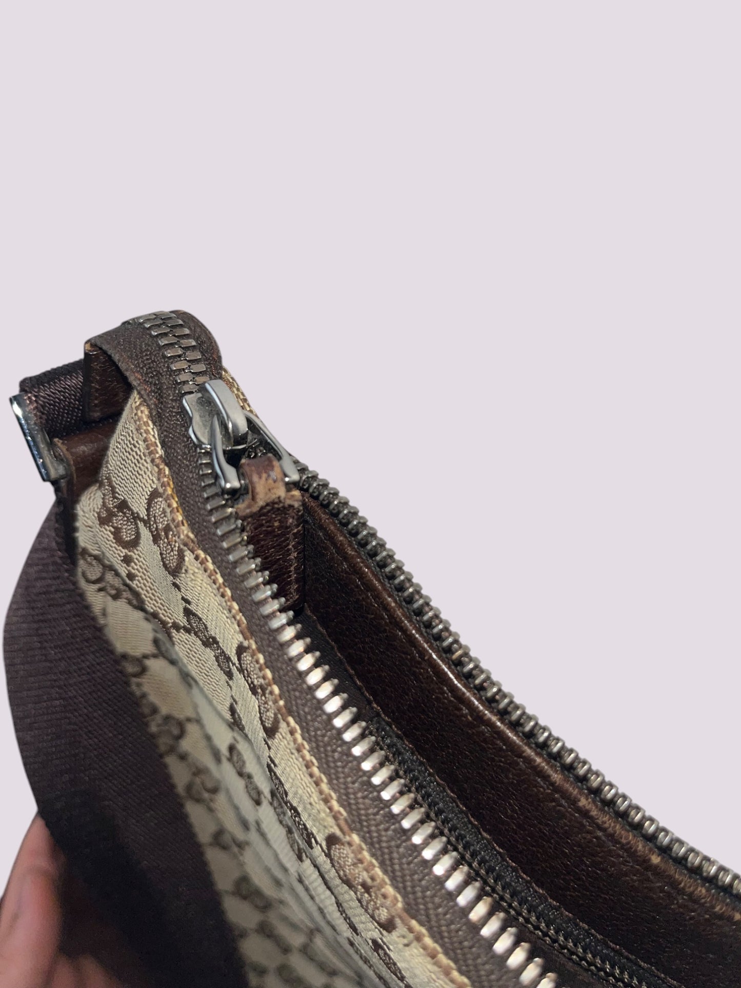 Vintage Gucci Monogramm Umhängetasche / Schultertasche