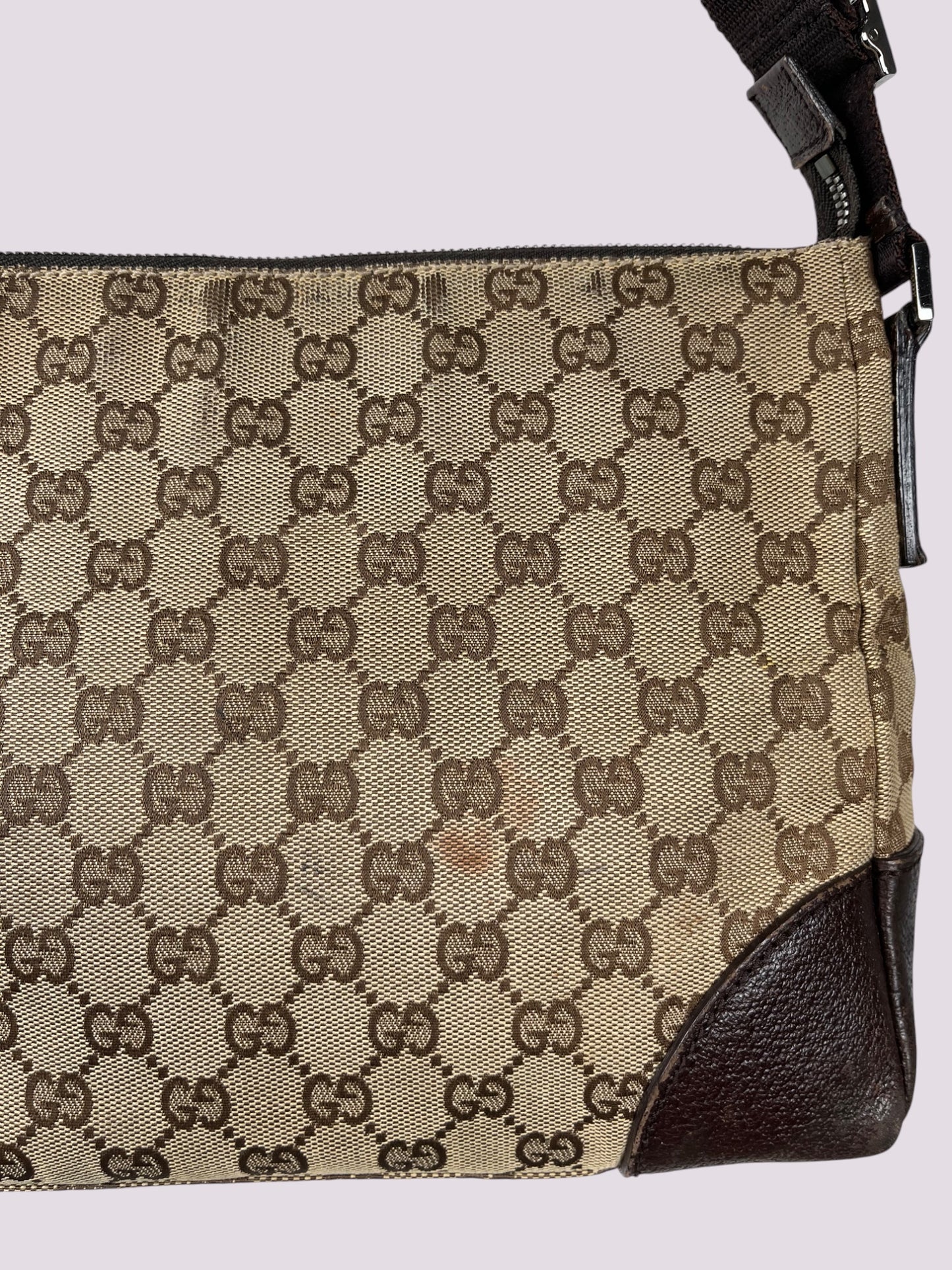 Vintage Gucci Monogramm Umhängetasche / Schultertasche