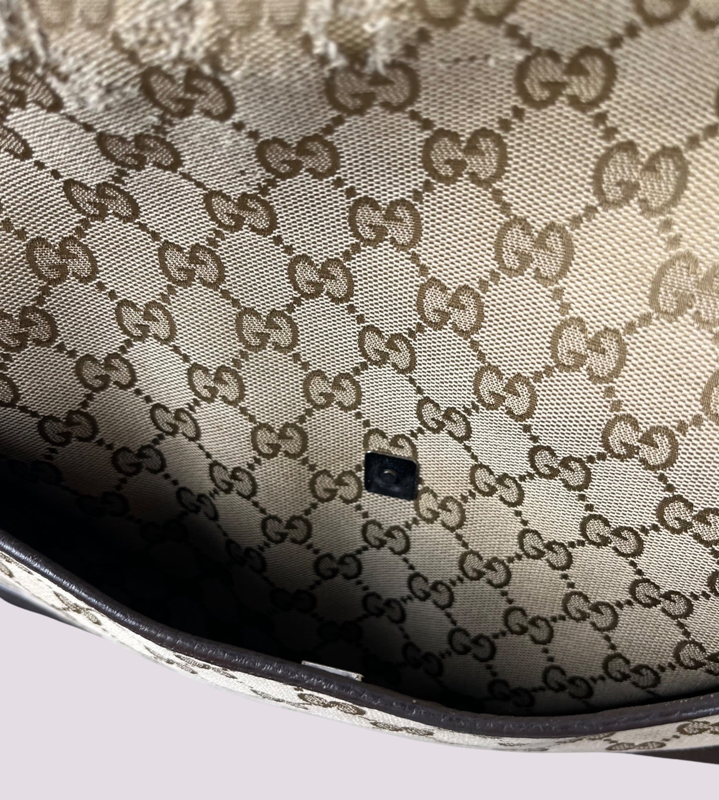 Vintage Gucci Monogramm Umhängetasche / Schultertasche