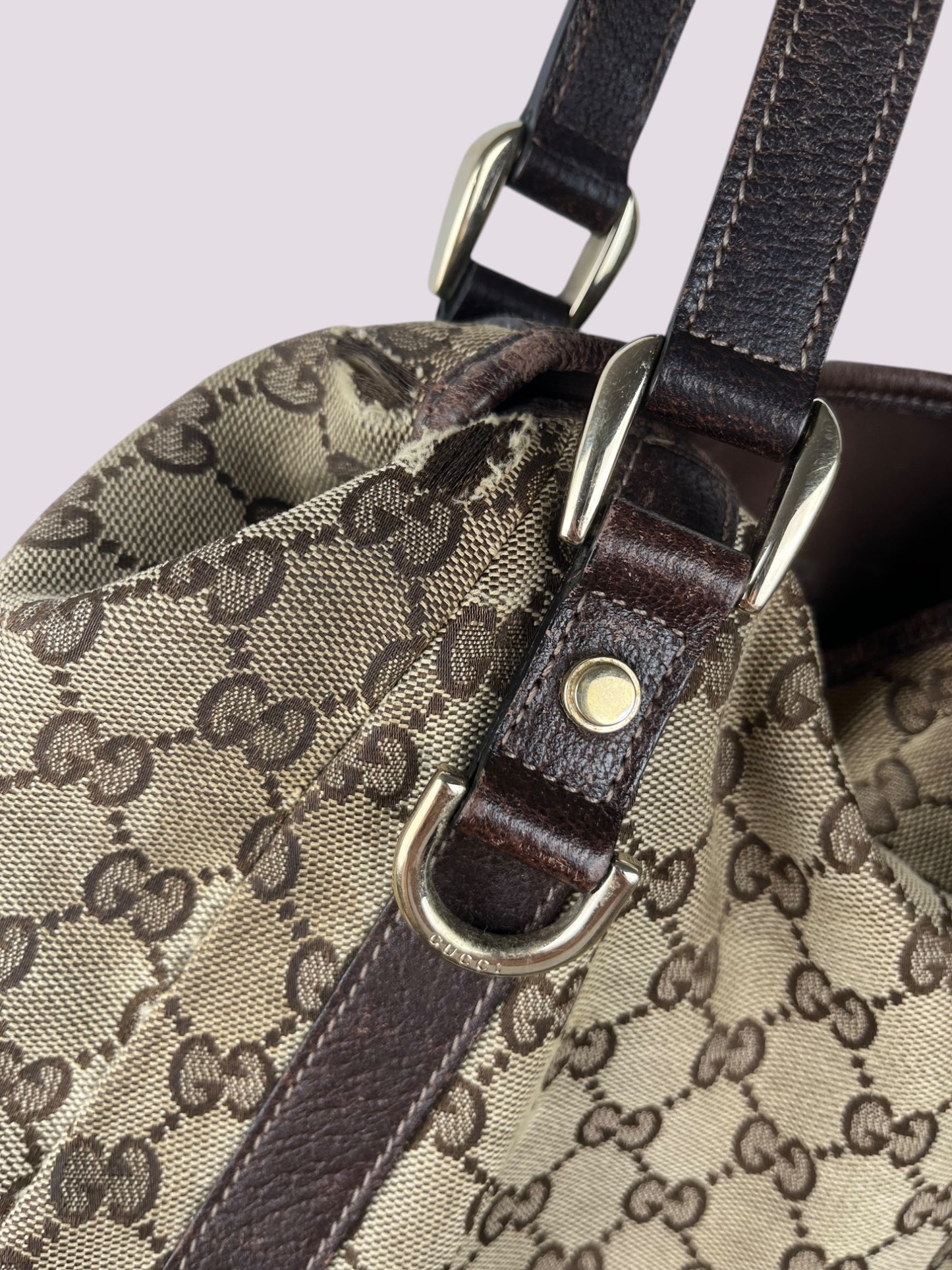 Vintage Gucci Monogramm Handasche / Schultertasche