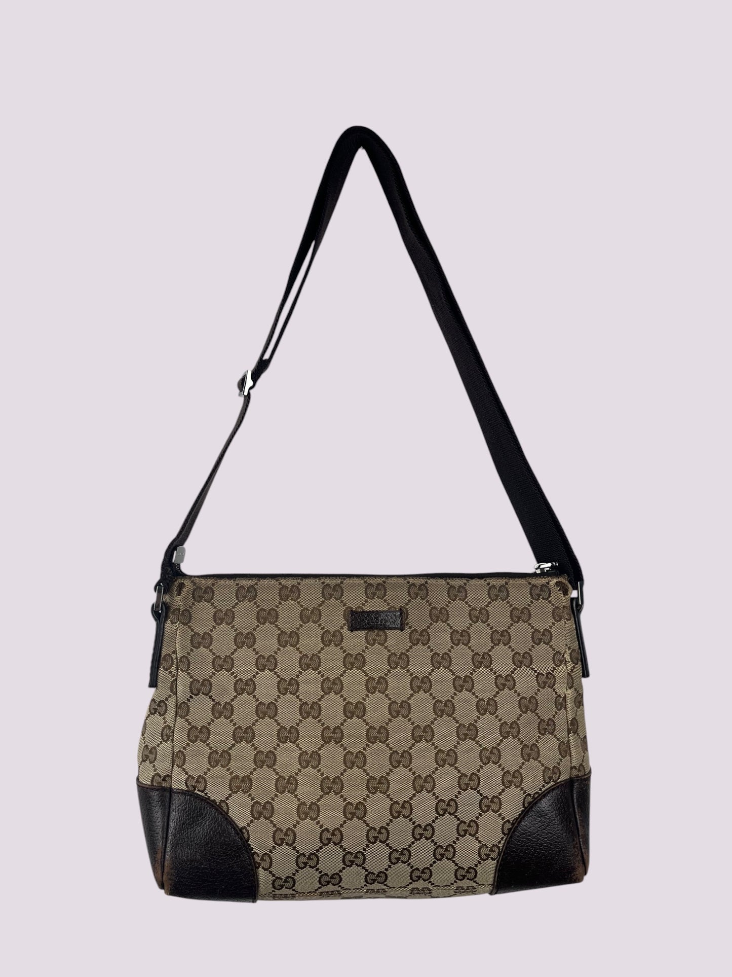 Vintage Gucci Monogramm Umhängetache / Schultertasche