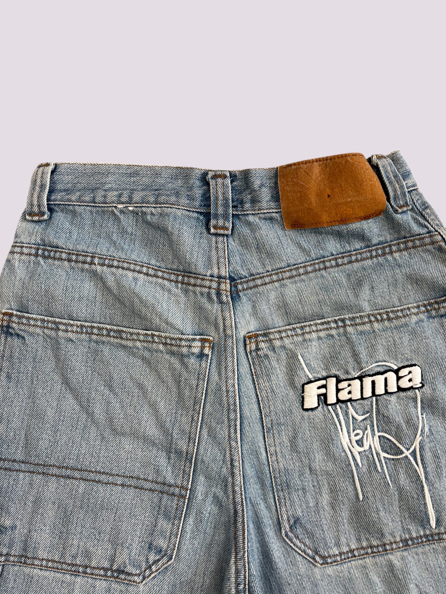 Flama Jeans Shorts / Jort