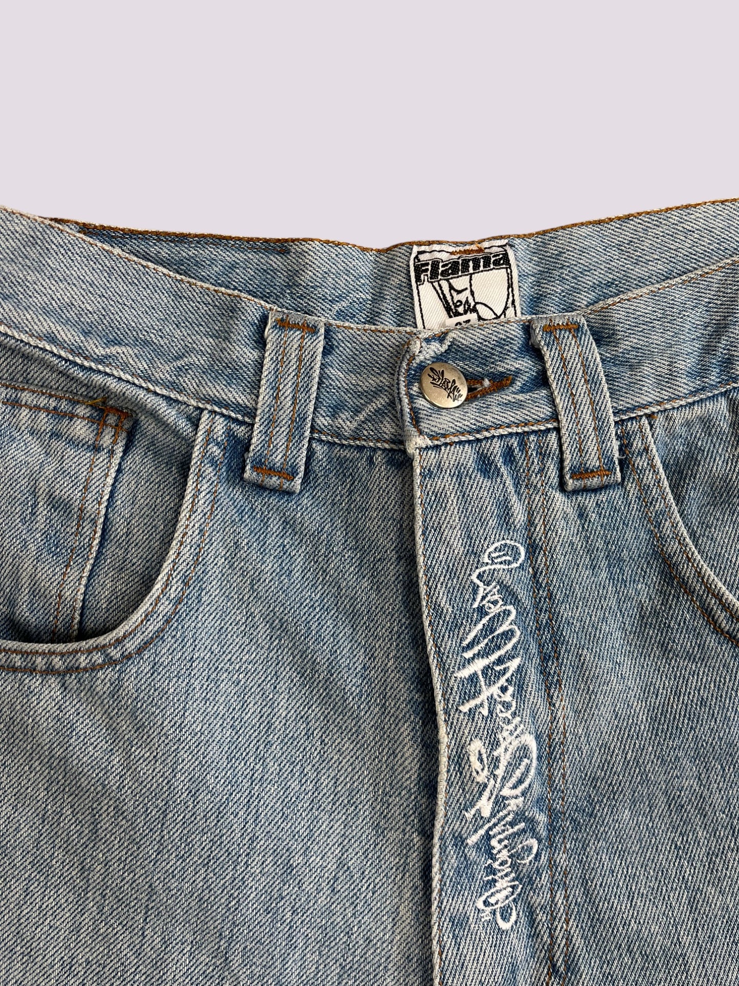 Flama Jeans Shorts / Jort