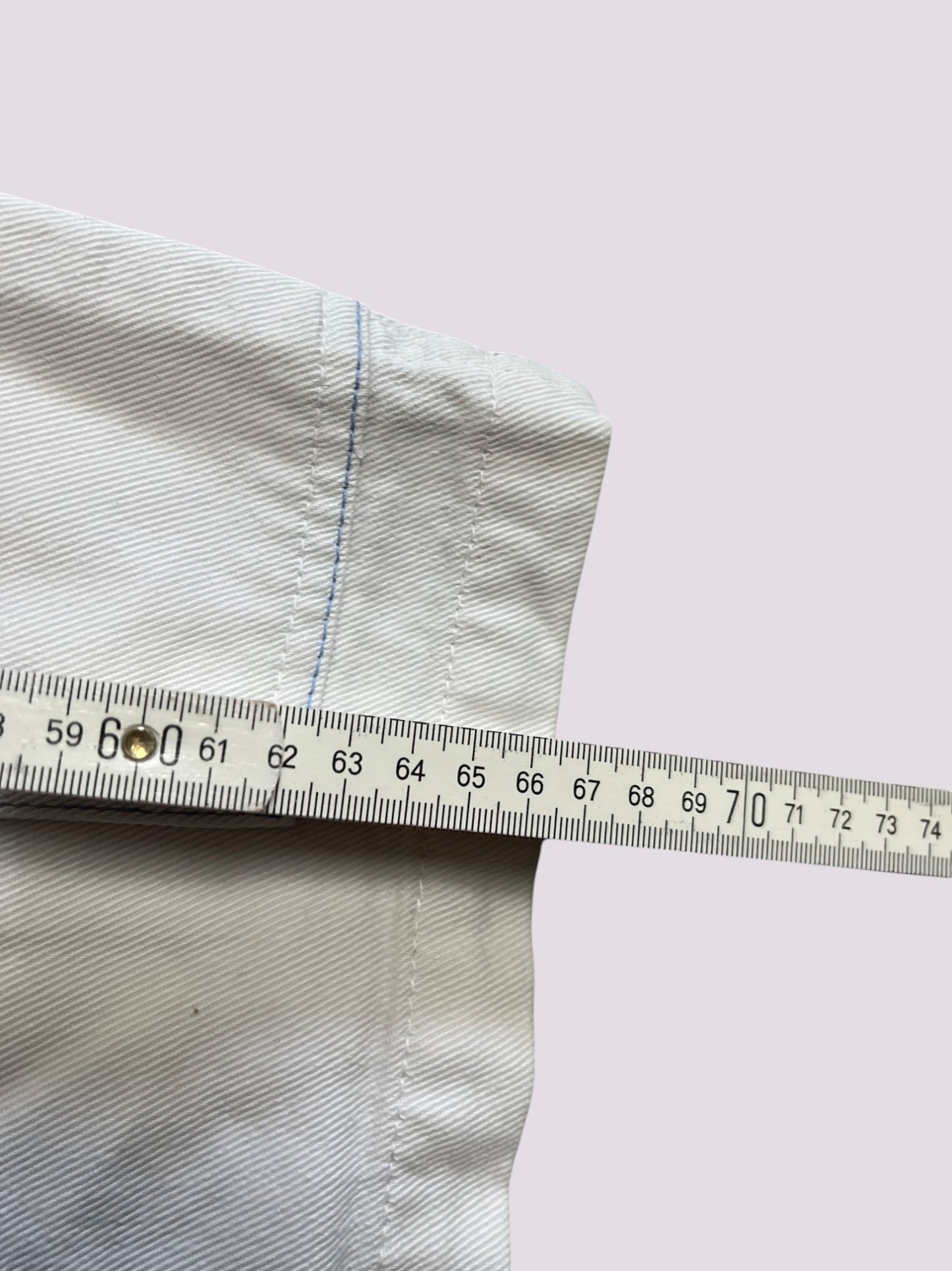 exco elite Jeans Shorts / Jort weiss