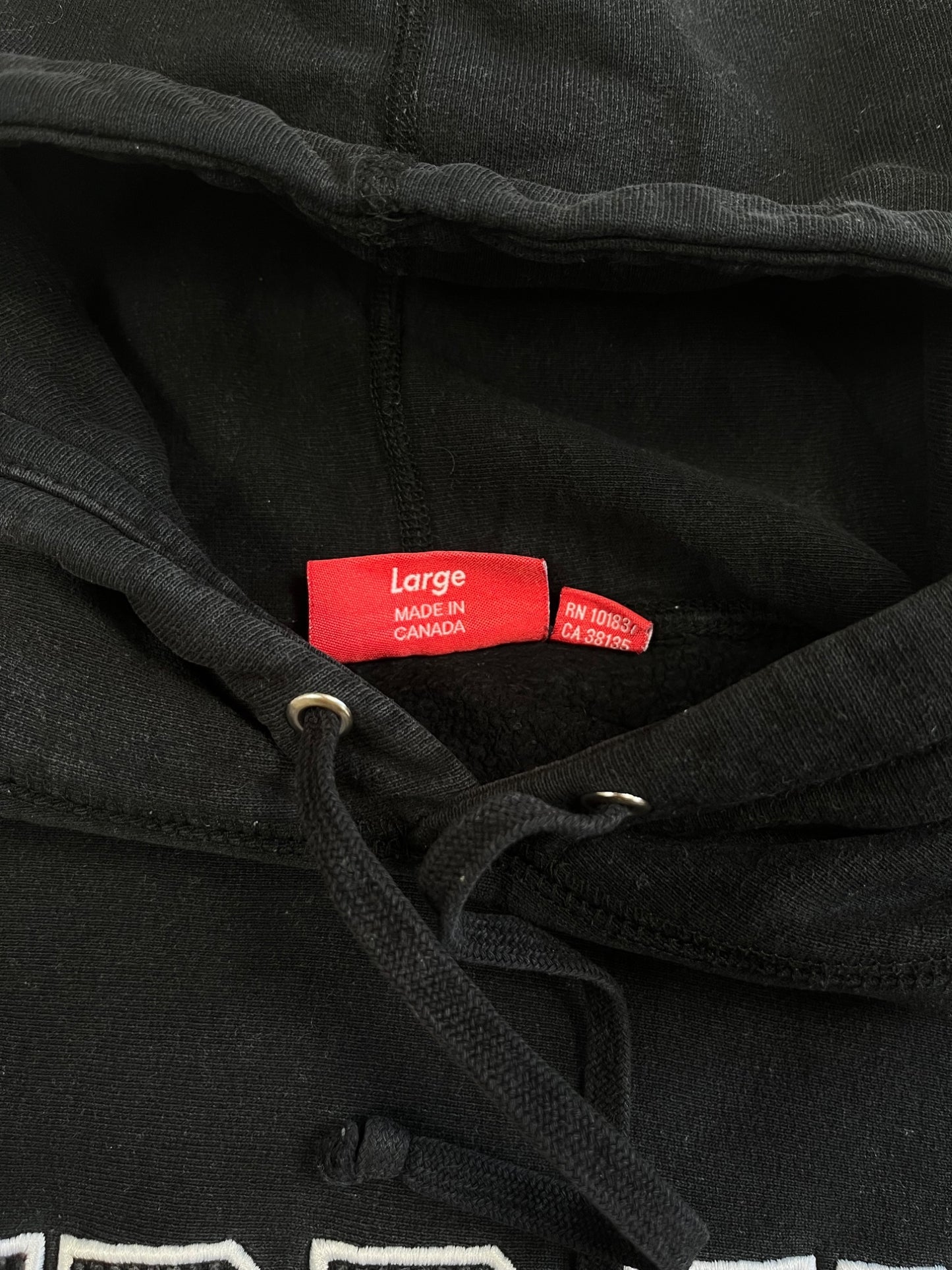 Supreme Logo Hoodie Schwarz