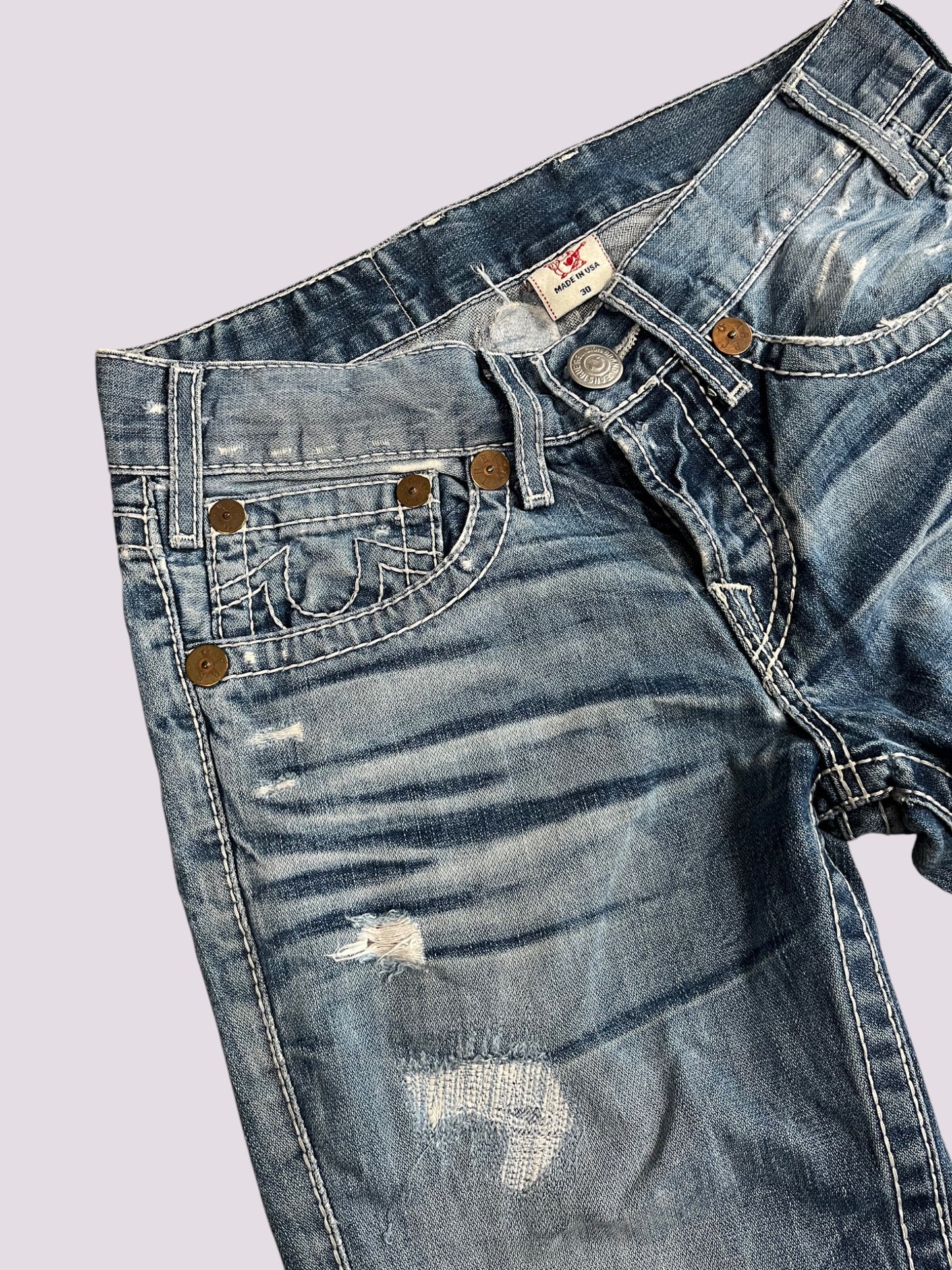 True Religion Straight Leg Jeans Gr 30