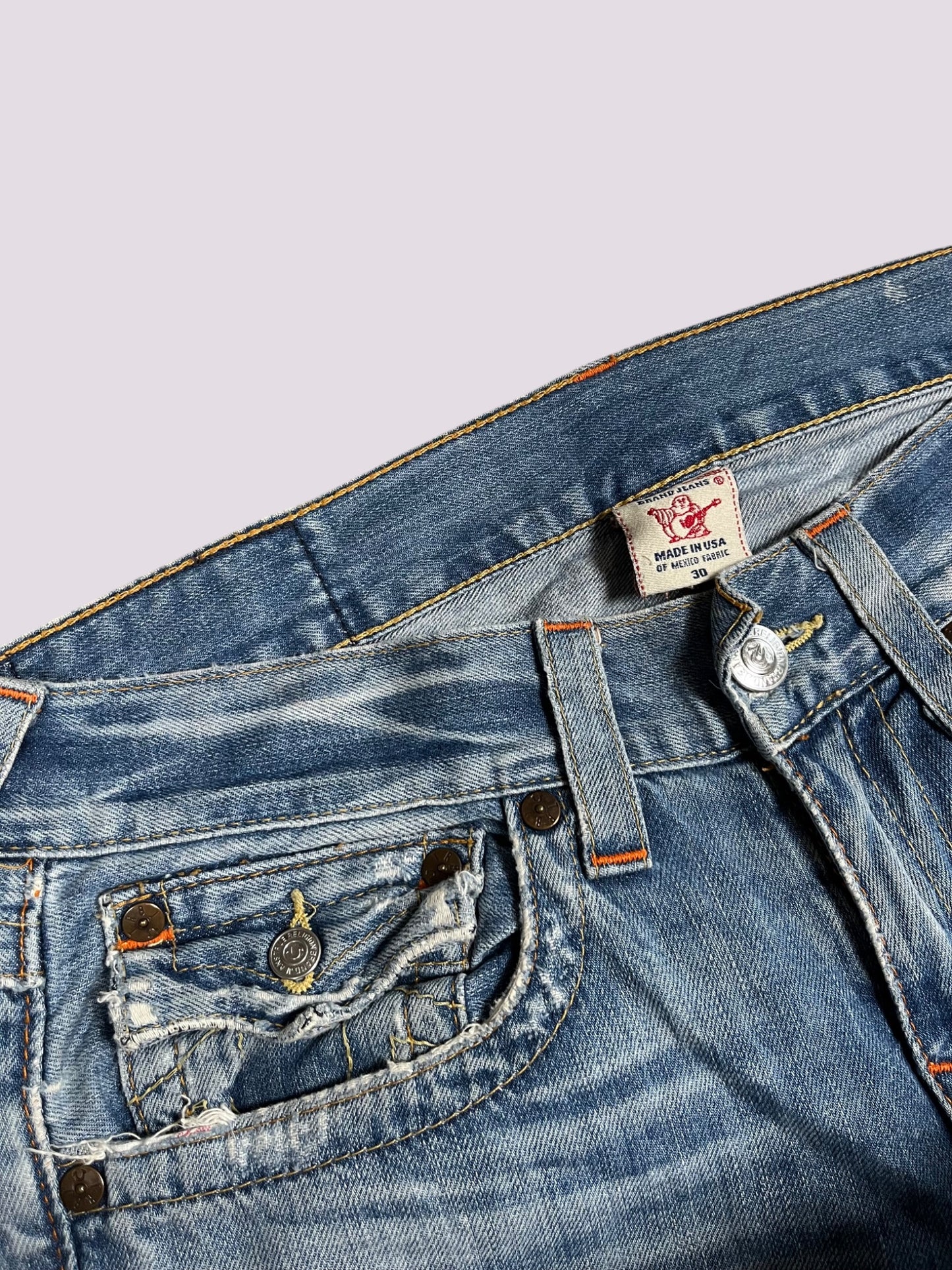 True Religion Straight Leg Jeans Gr 30