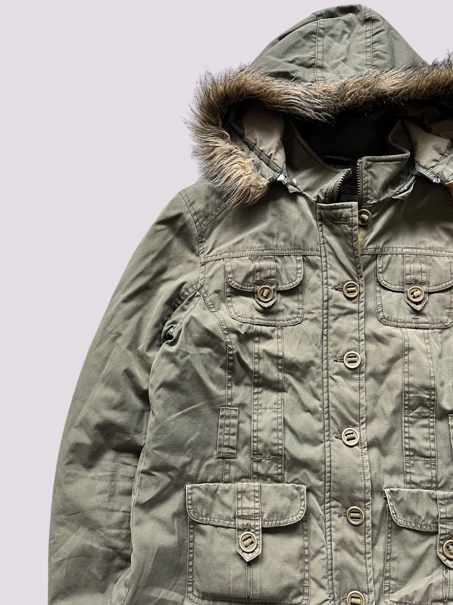 Vintage Moda Ritorno Fell Jacke