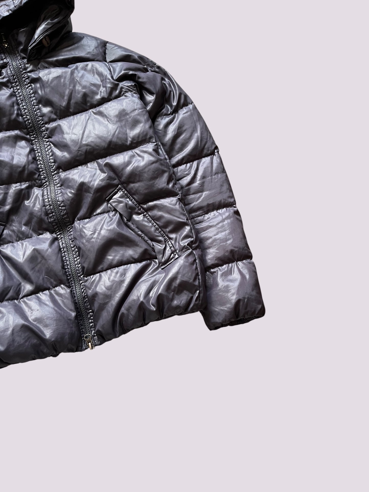 Lila Bomoogie Puffer Jacke