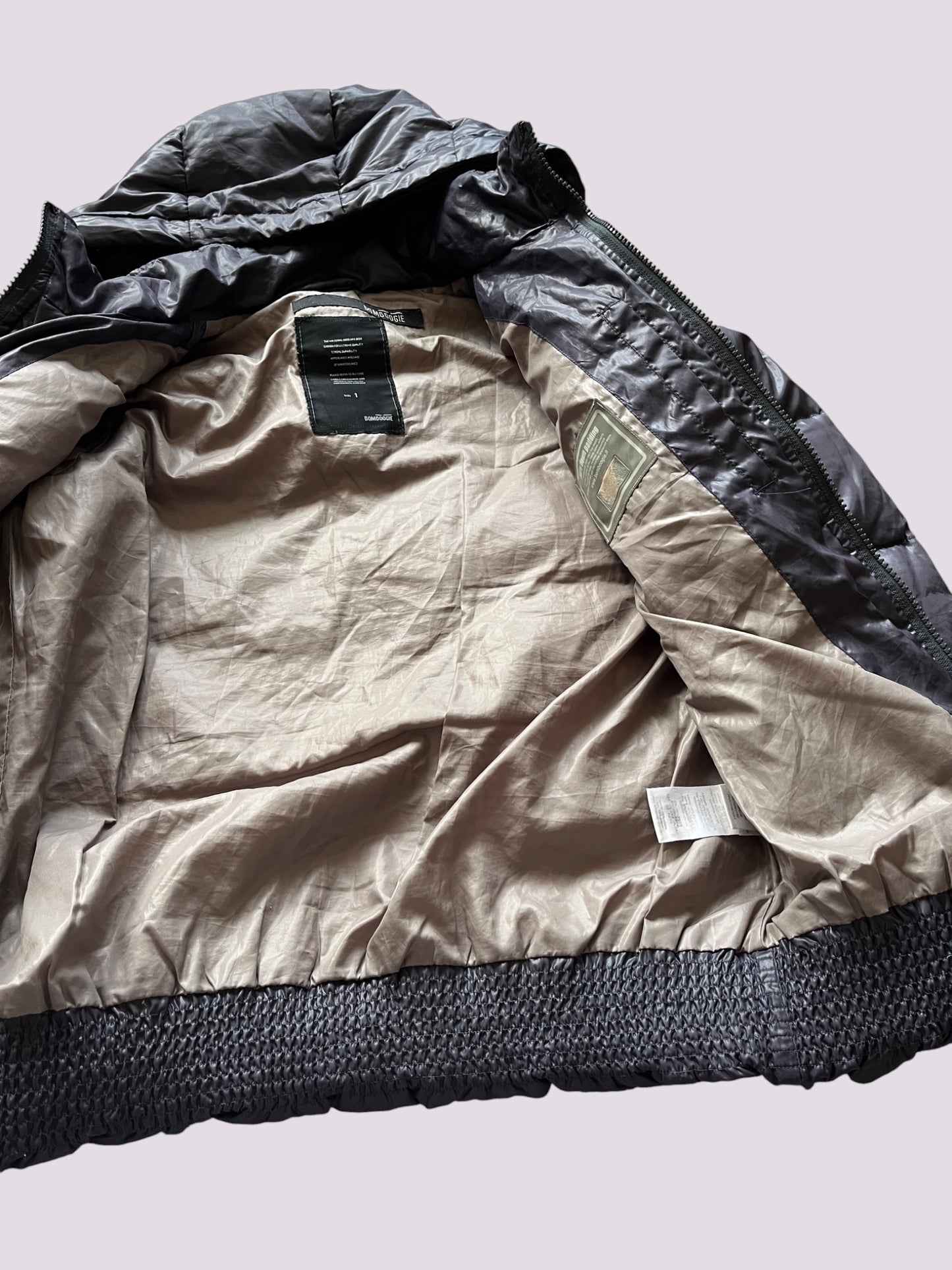 Lila Bomoogie Puffer Jacke