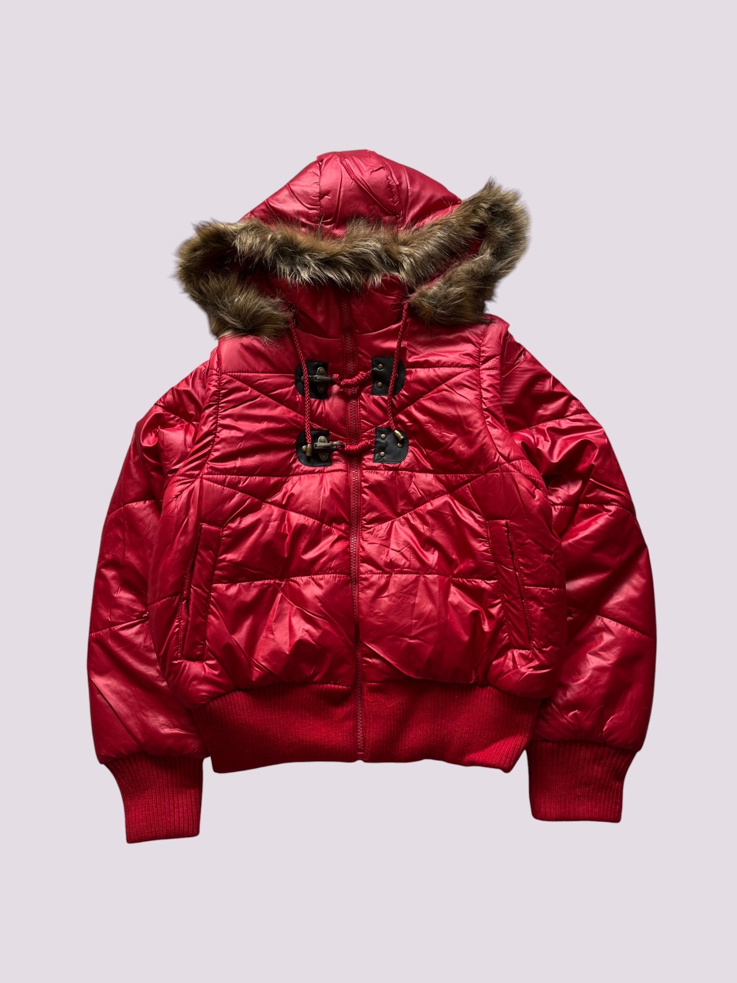 Rude Fell Winterjacke Rot
