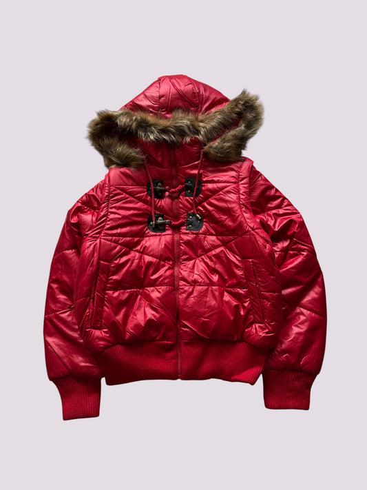 Rude Fell Winterjacke Rot