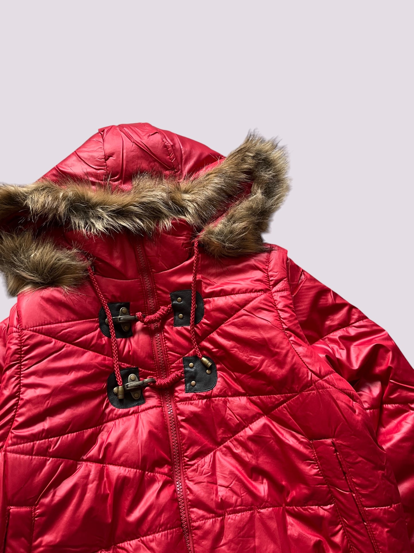 Rude Fell Winterjacke Rot
