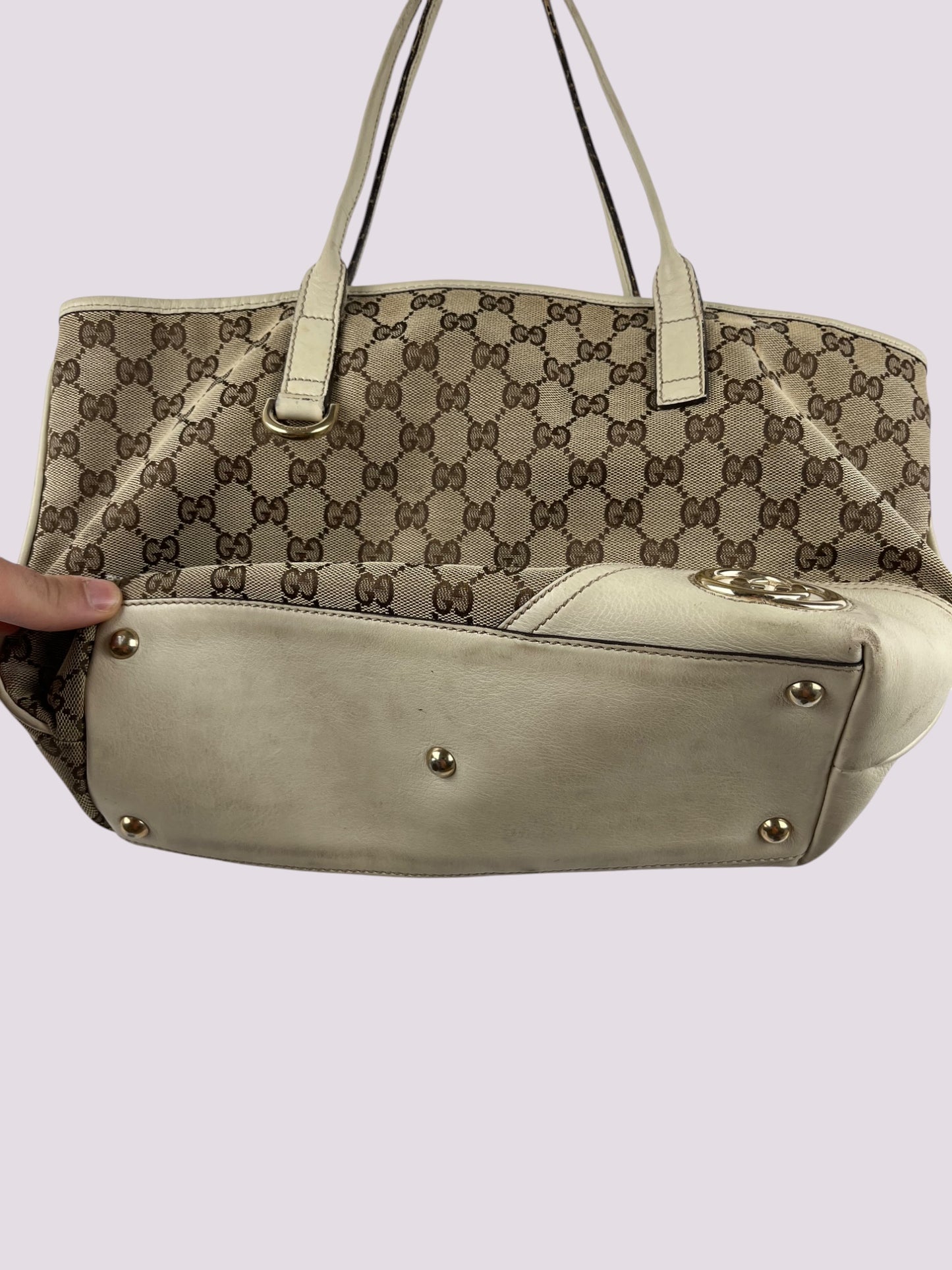 Vintage Gucci Monogramm Handasche / Schultertasche