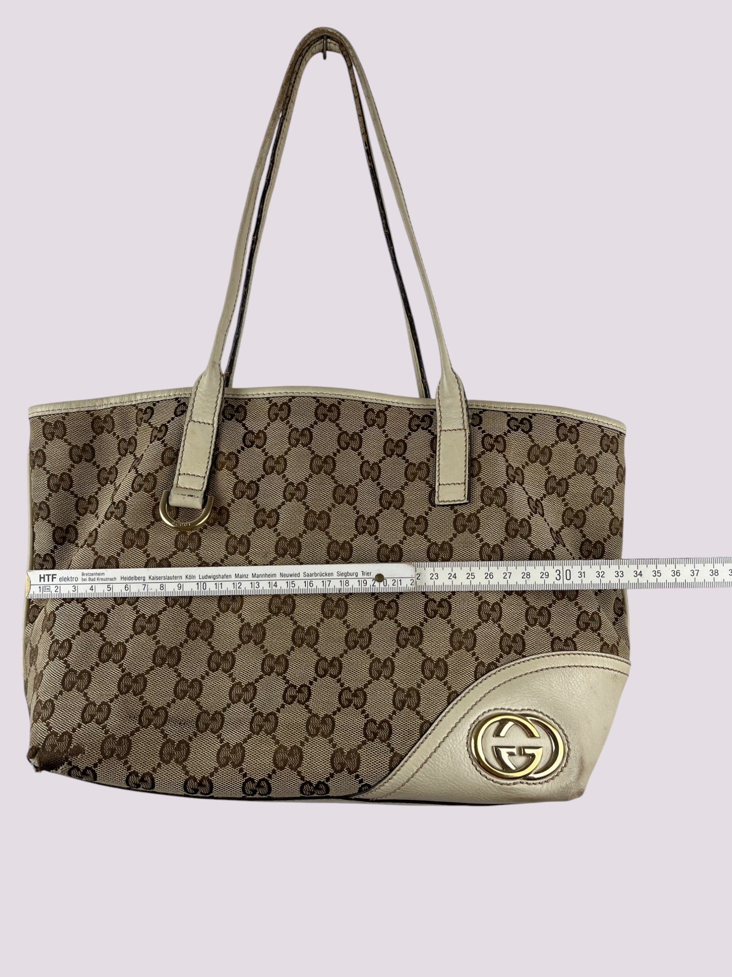 Vintage Gucci Monogramm Handasche / Schultertasche