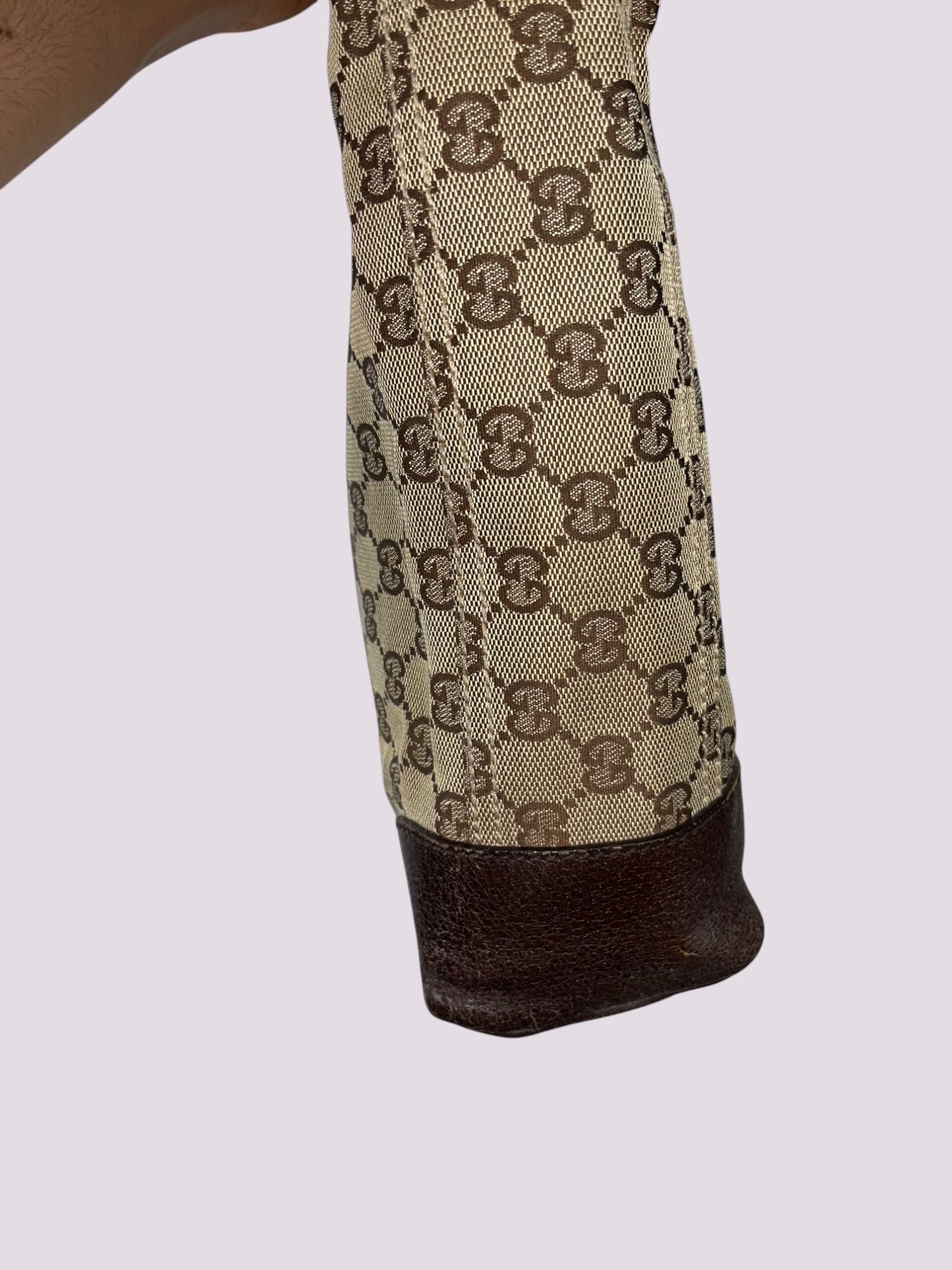 Vintage Gucci Monogramm Umhängetasche / Schultertasche