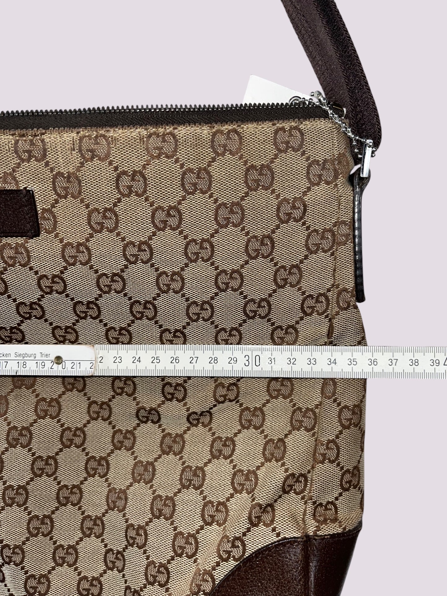 Vintage Gucci Monogramm Umhängetasche / Schultertasche