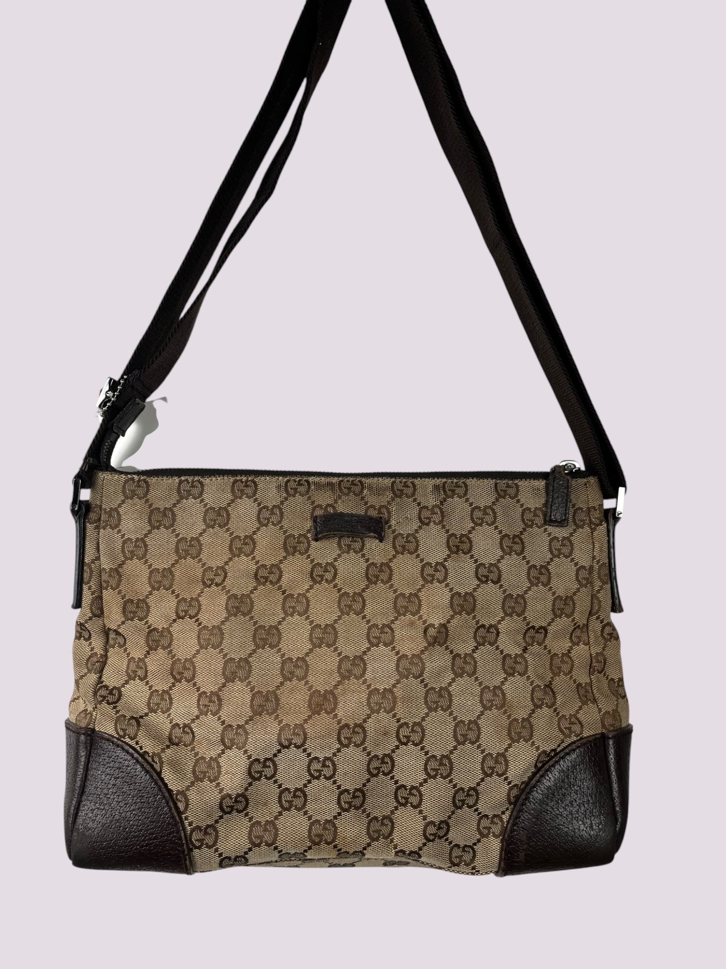 Vintage Gucci Monogramm Umhängetasche / Schultertasche