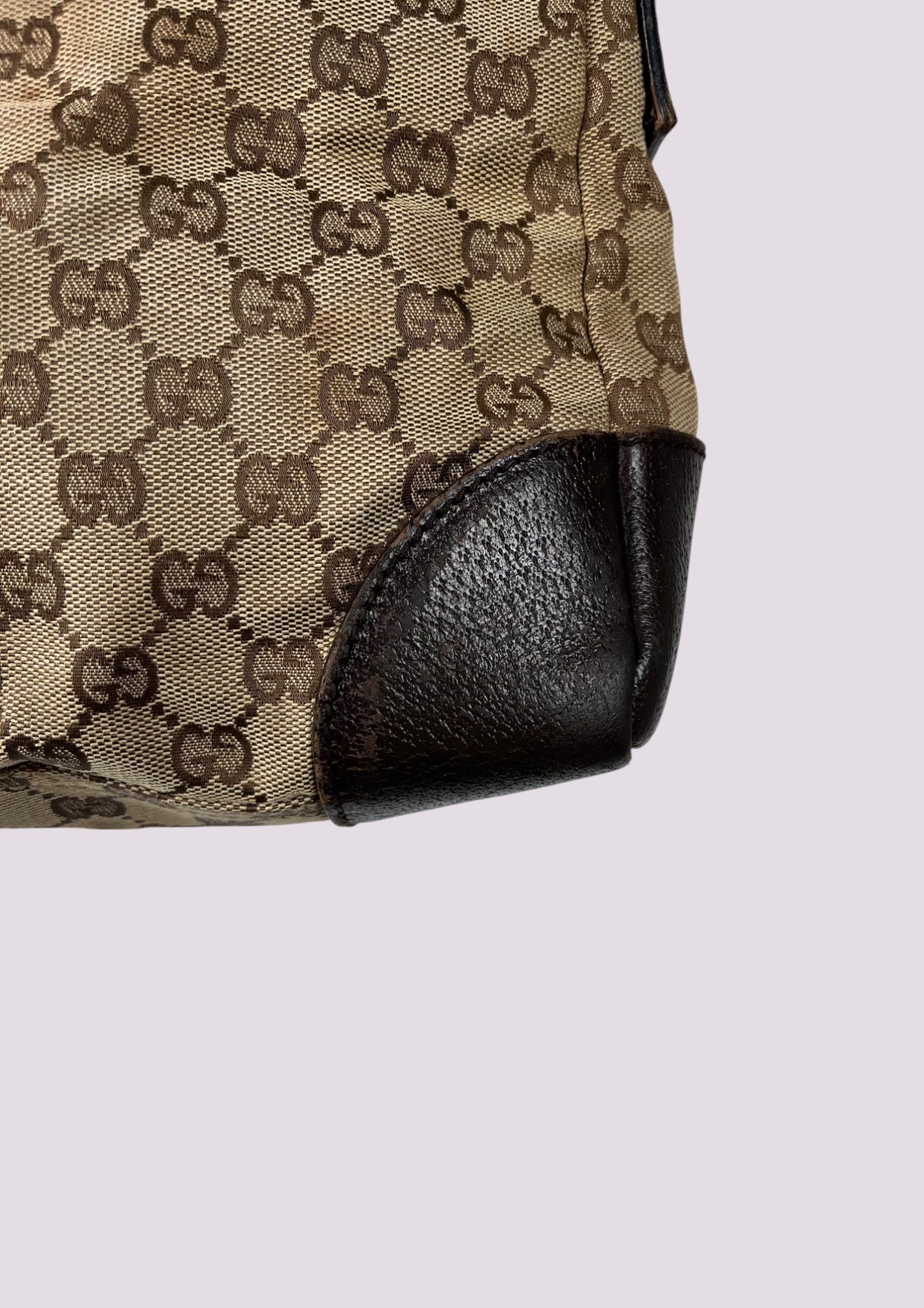 Vintage Gucci Monogramm Umhängetasche / Schultertasche