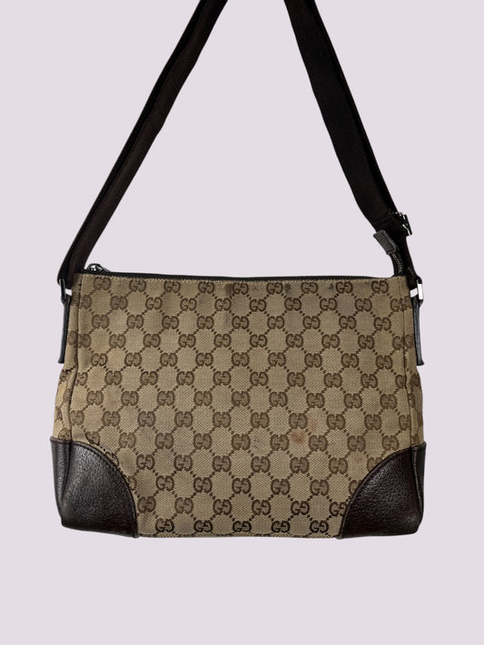 Vintage Gucci Monogramm Umhängetasche / Schultertasche