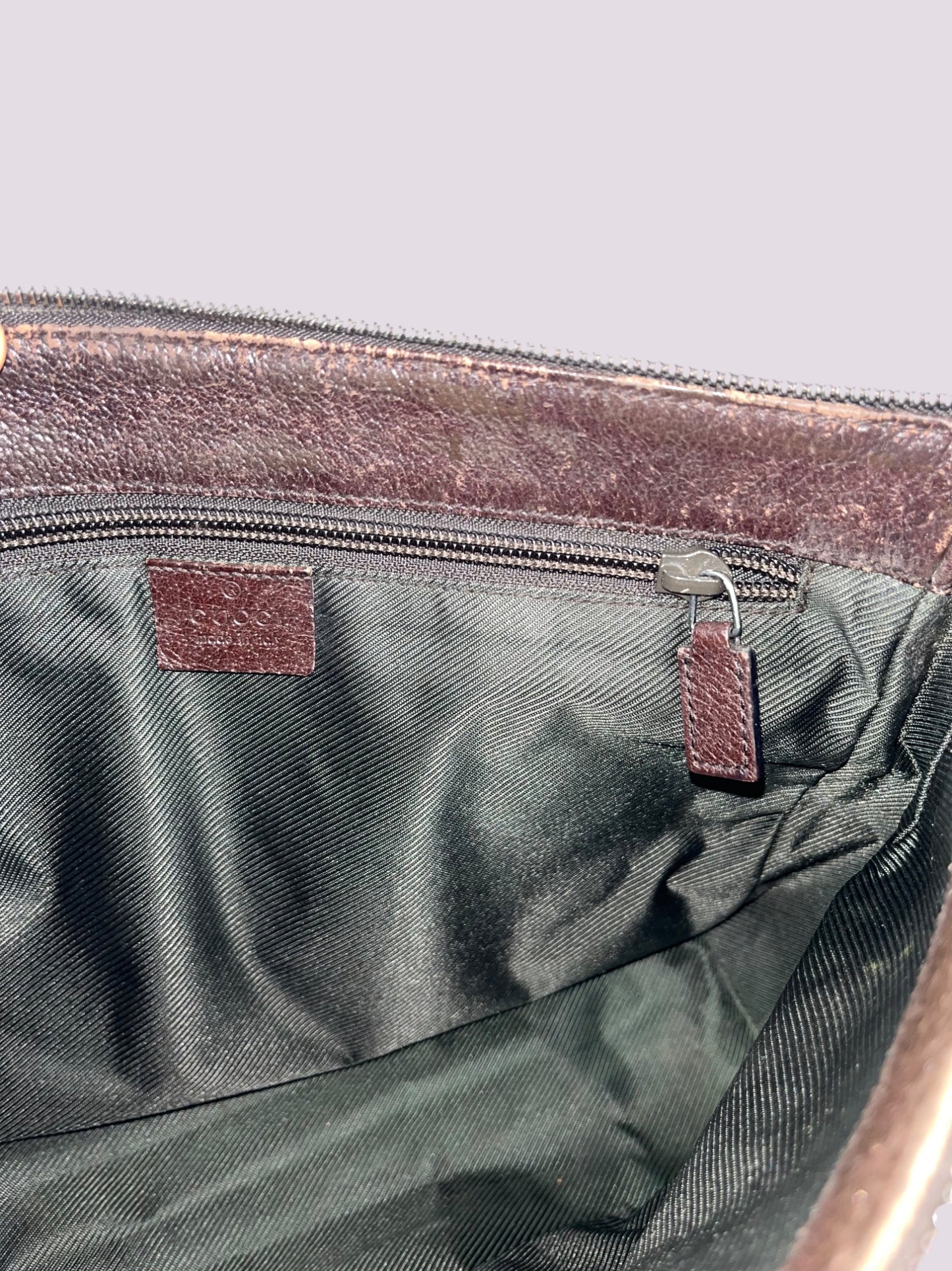 Vintage Gucci Monogramm Umhängetasche / Schultertasche
