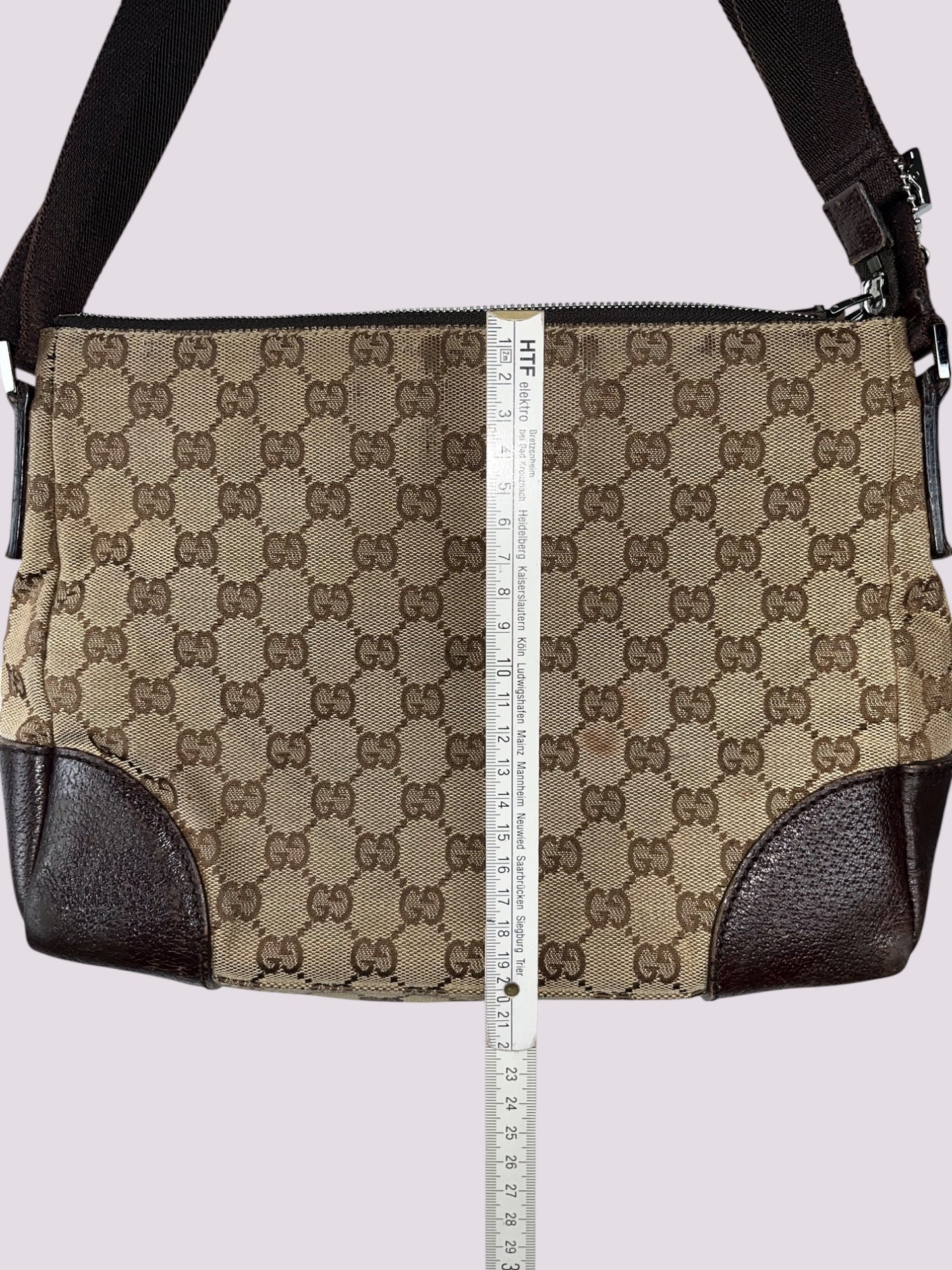 Vintage Gucci Monogramm Umhängetasche / Schultertasche