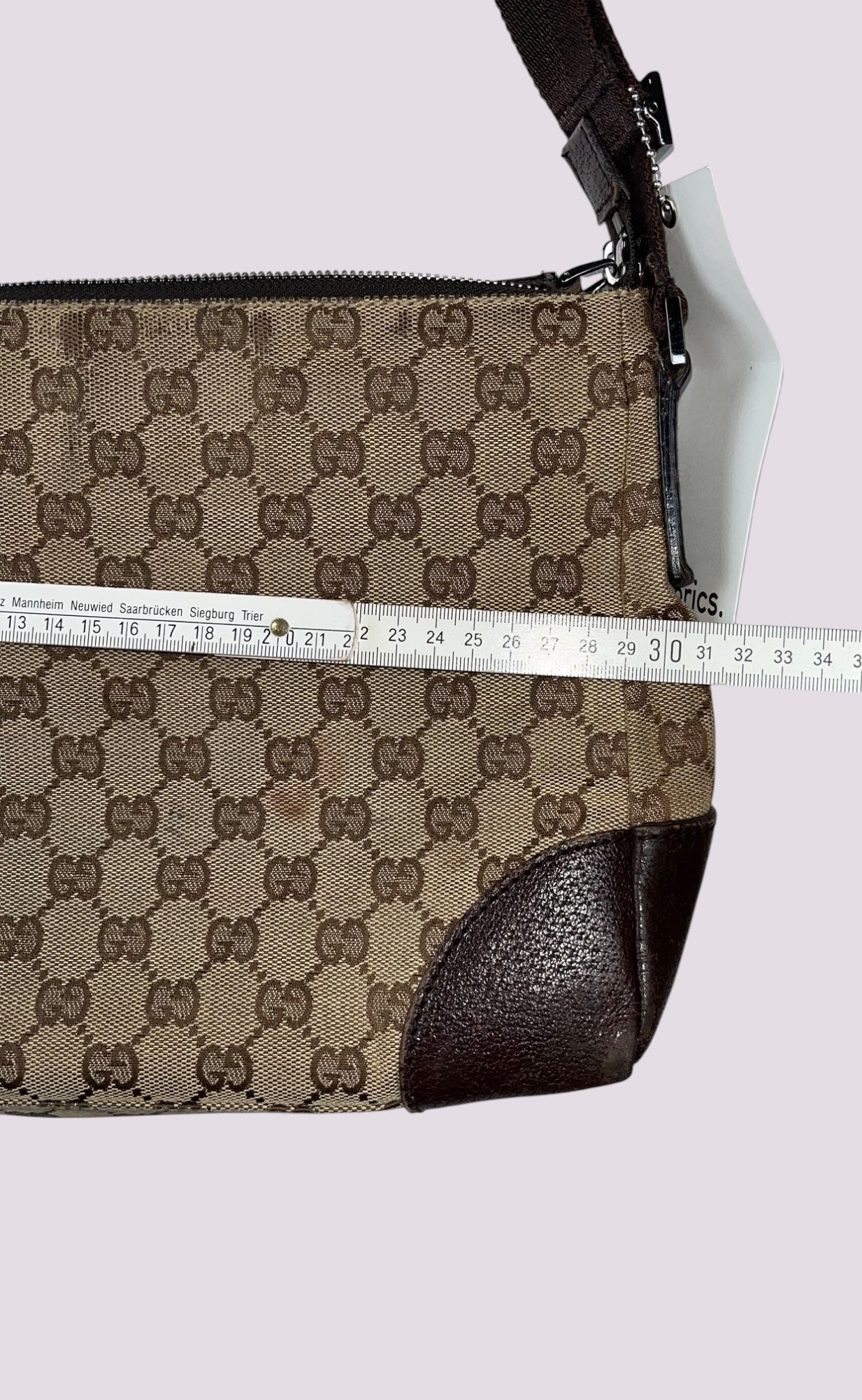 Vintage Gucci Monogramm Umhängetasche / Schultertasche