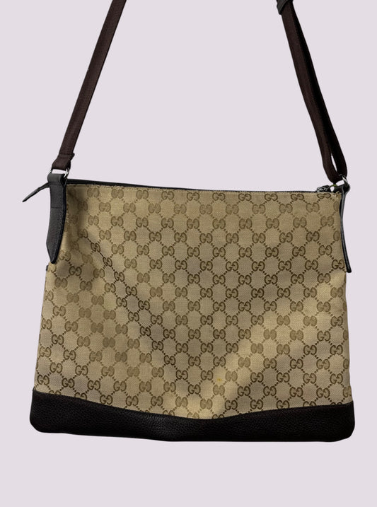 Vintage Gucci Monogramm Umhängetasche / Schultertasche