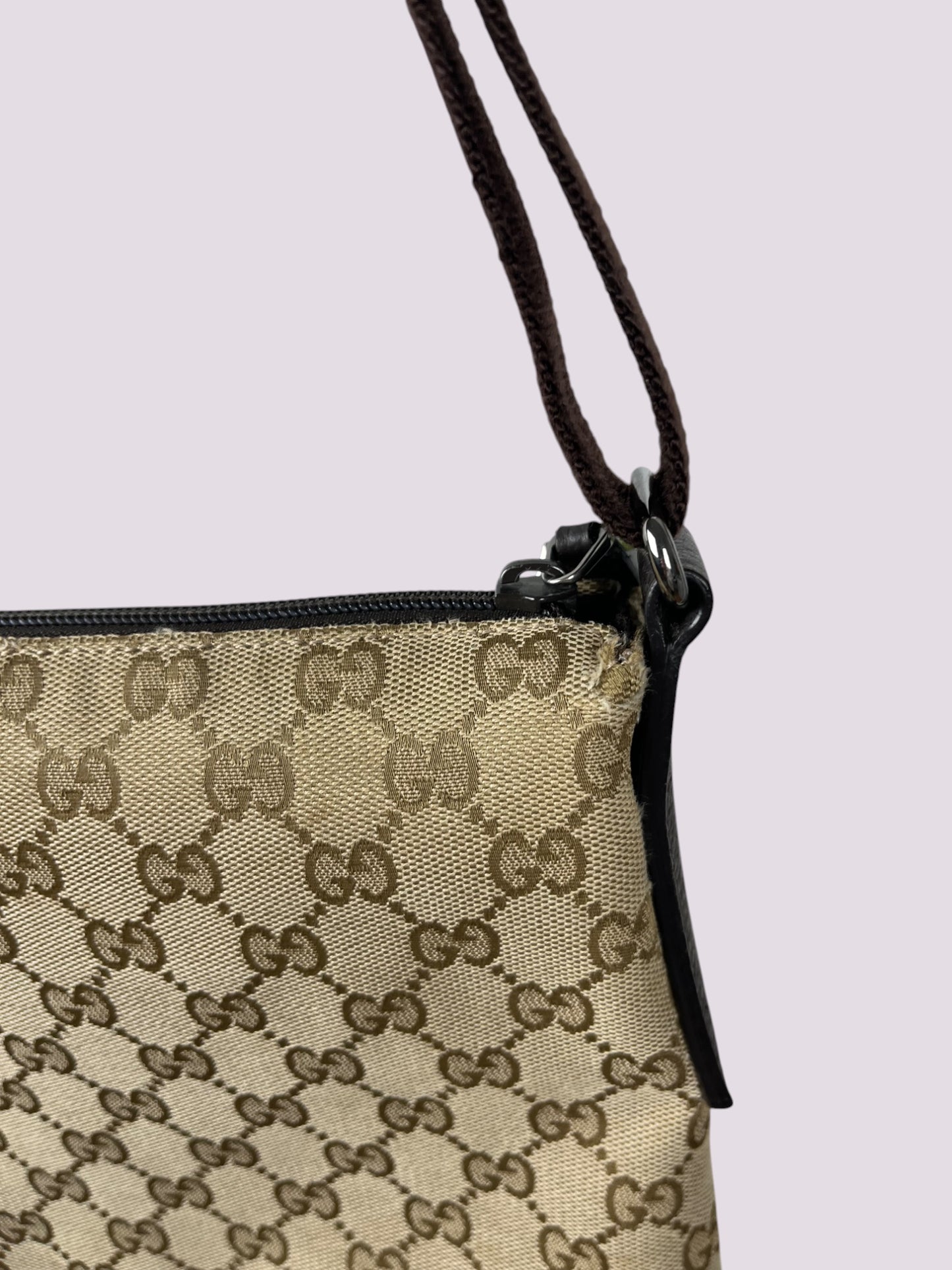 Vintage Gucci Monogramm Umhängetasche / Schultertasche