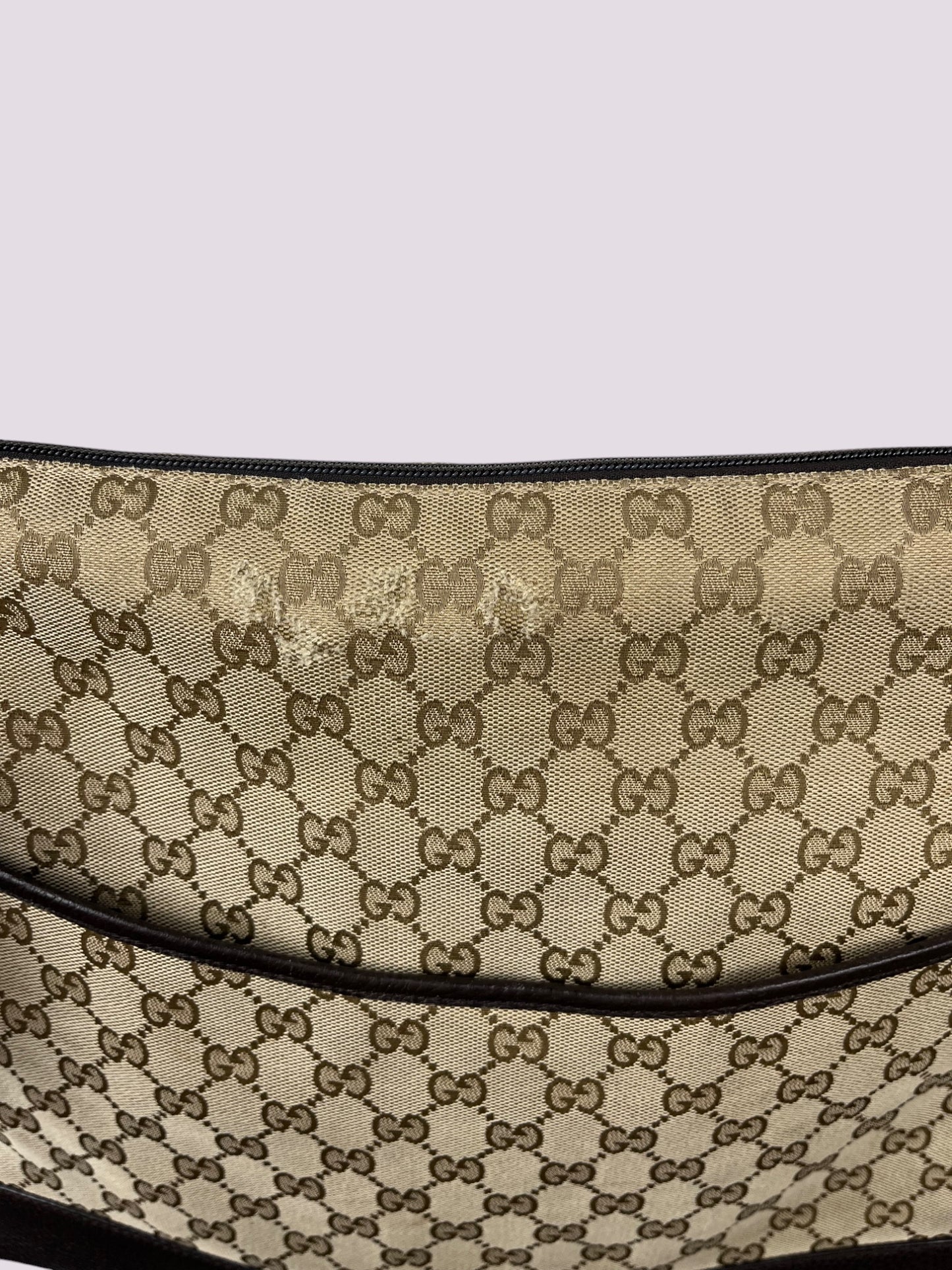 Vintage Gucci Monogramm Umhängetasche / Schultertasche