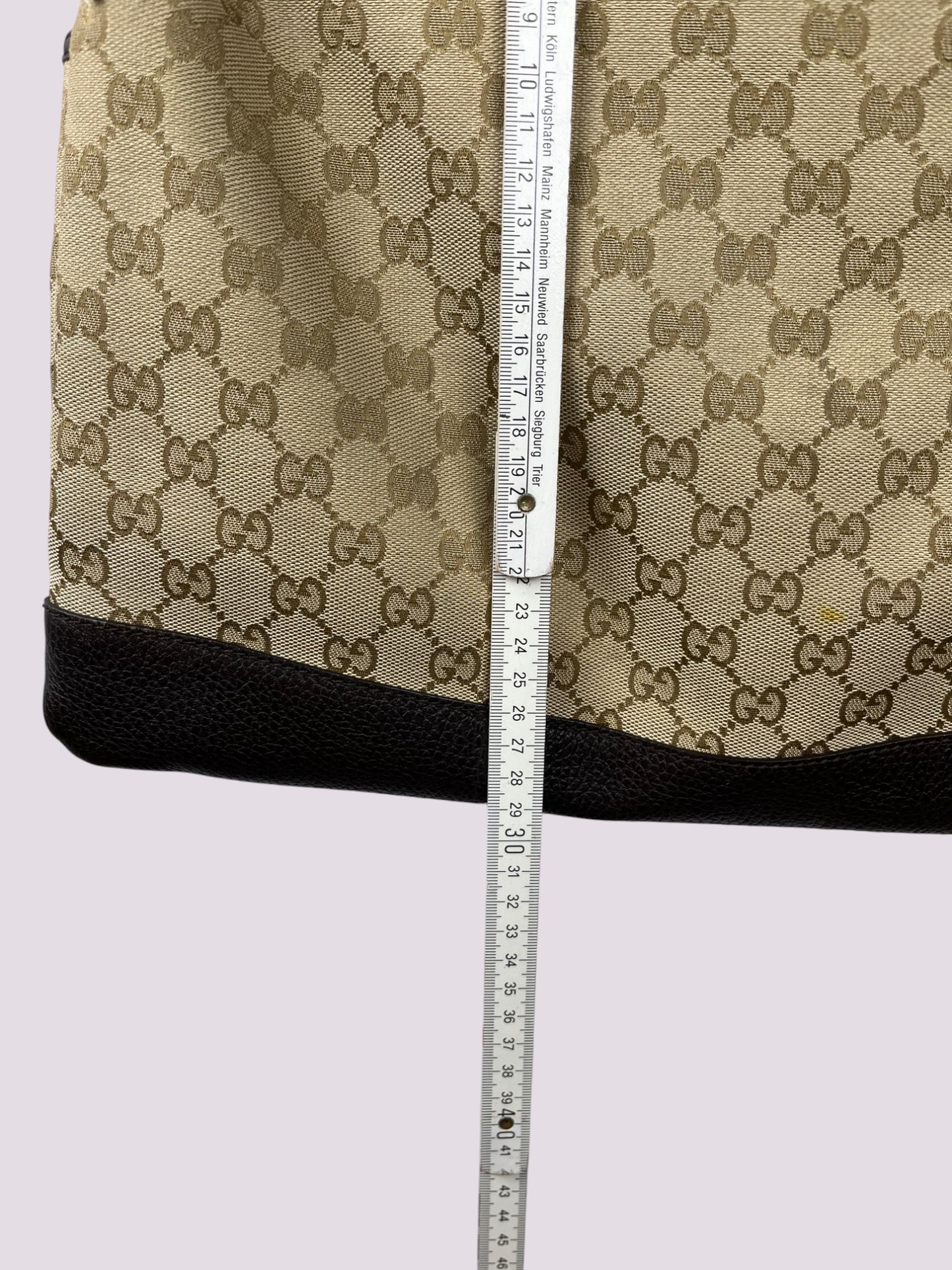 Vintage Gucci Monogramm Umhängetasche / Schultertasche