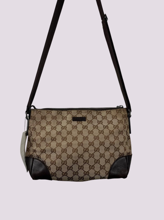 Vintage Gucci Monogramm Umhängetasche / Schultertasche