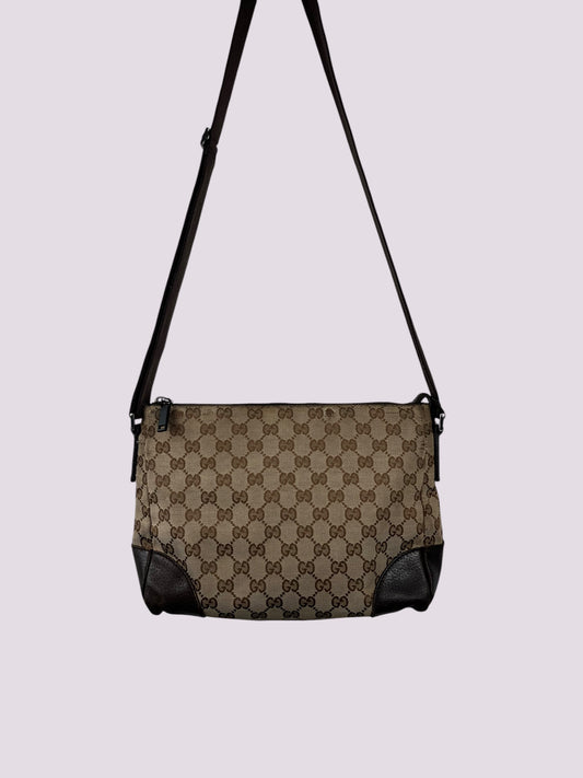 Vintage Gucci Monogramm Umhängetasche / Schultertasche
