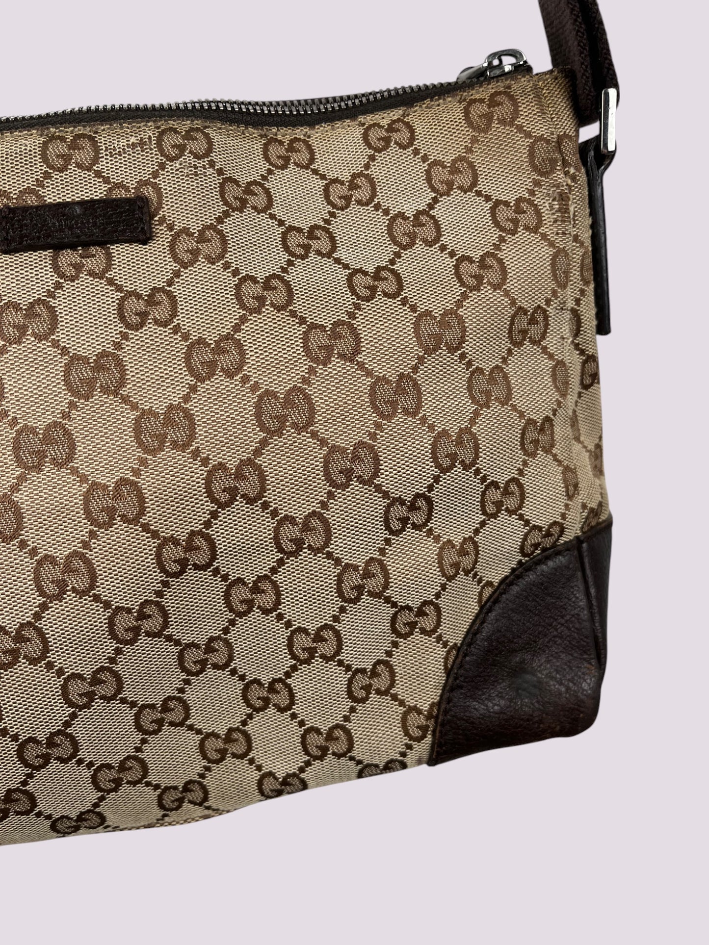 Vintage Gucci Monogramm Umhängetasche / Schultertasche