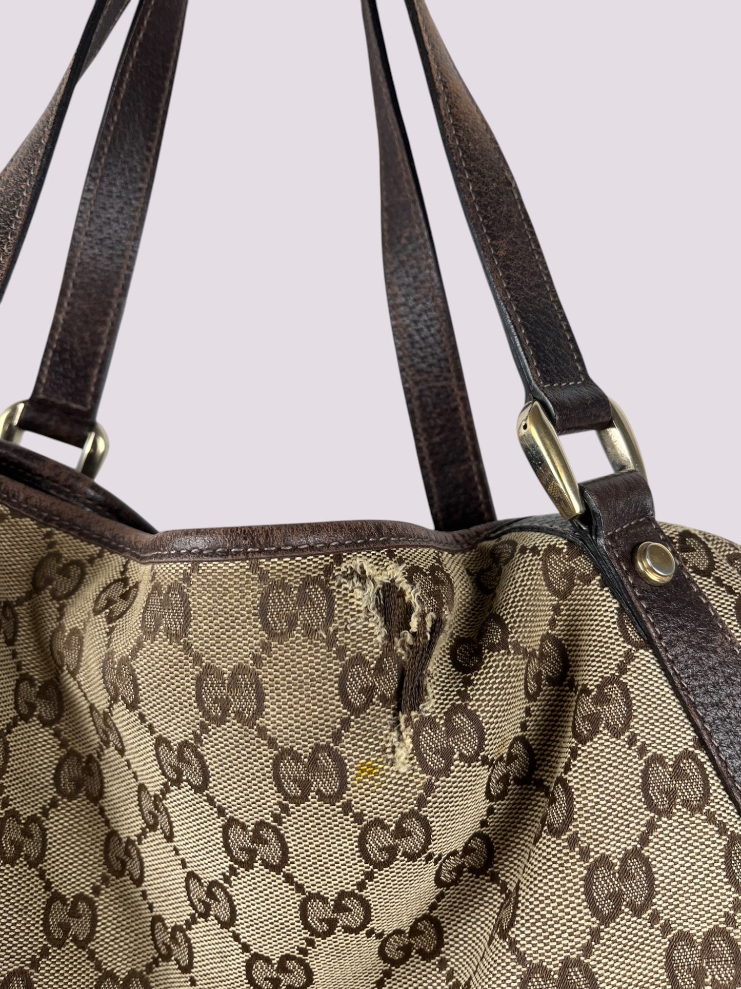 Vintage Gucci Monogramm Handasche / Schultertasche