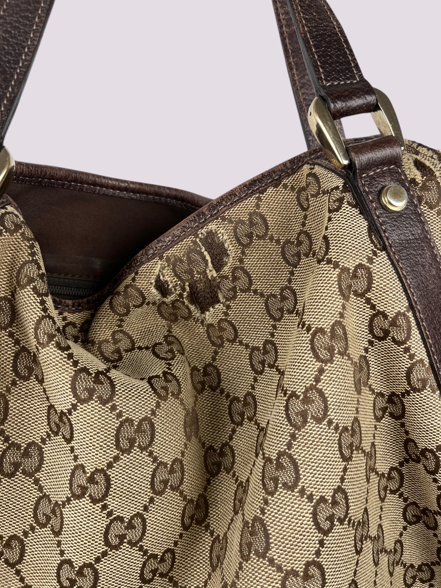 Vintage Gucci Monogramm Handasche / Schultertasche