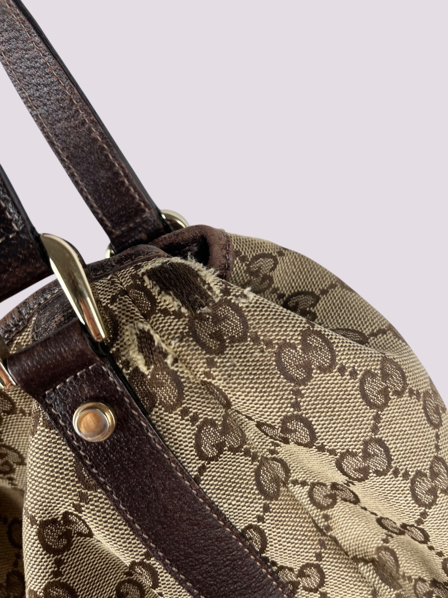Vintage Gucci Monogramm Handasche / Schultertasche