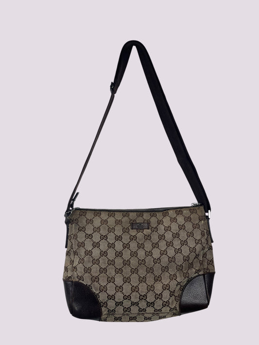 Vintage Gucci Monogramm Umhängetasche / Schultertasche