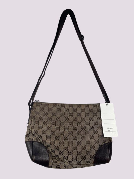 Vintage Gucci Monogramm Umhängetasche / Schultertasche