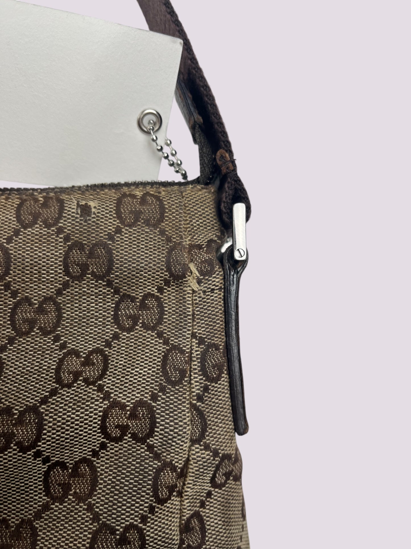 Vintage Gucci Monogramm Umhängetasche / Schultertasche