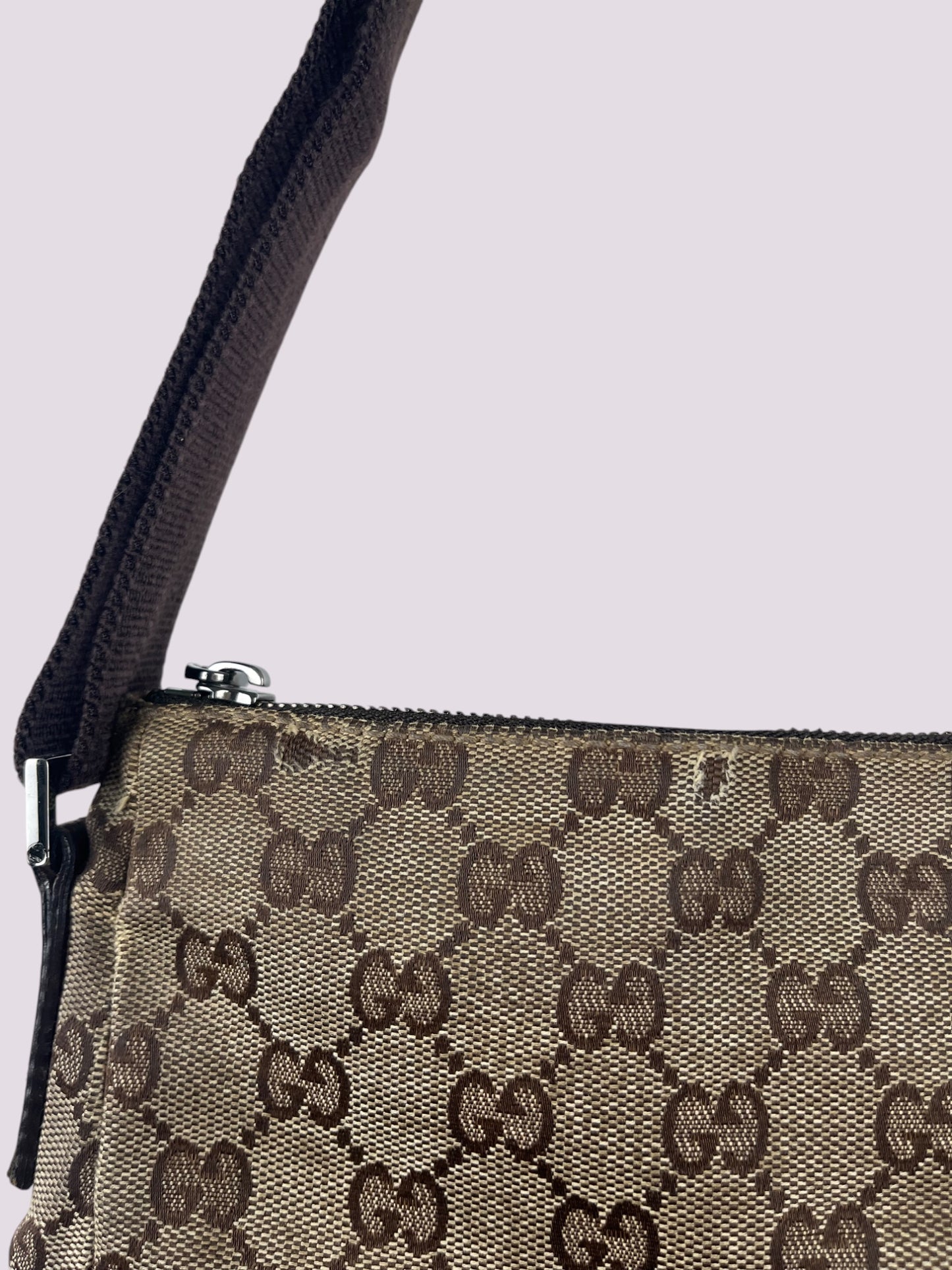 Vintage Gucci Monogramm Umhängetasche / Schultertasche