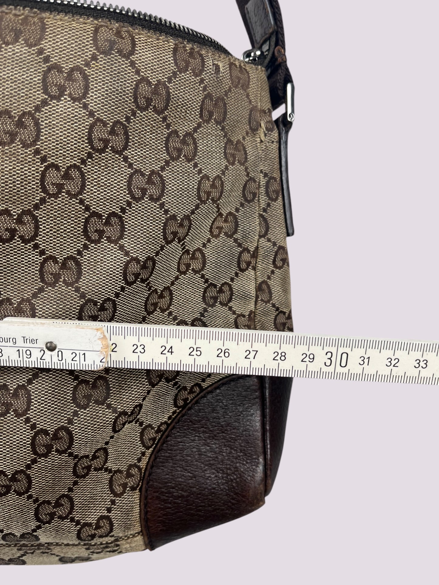 Vintage Gucci Monogramm Umhängetasche / Schultertasche
