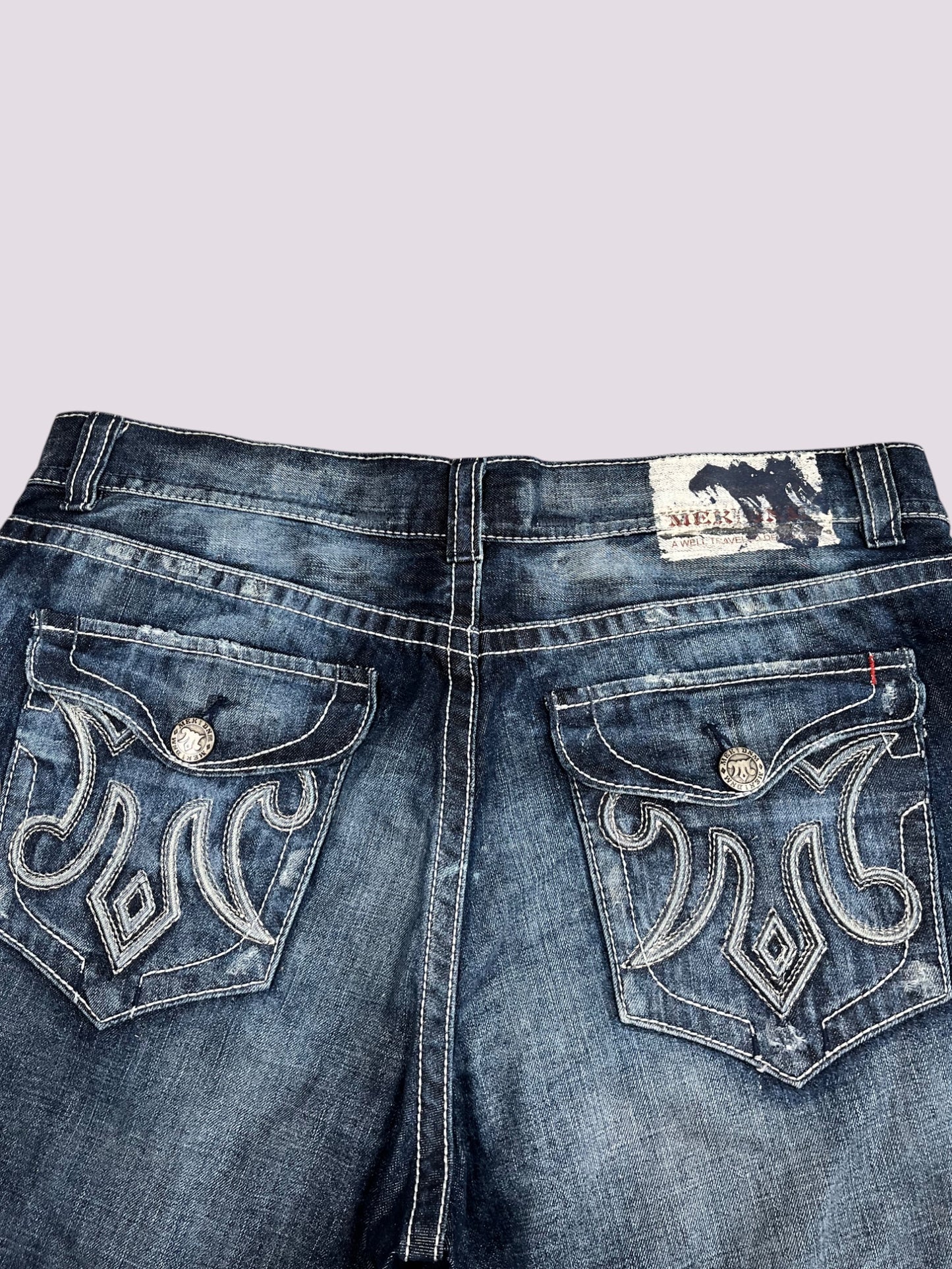 Baggy Jeans Shorts / Jorts Gr 40