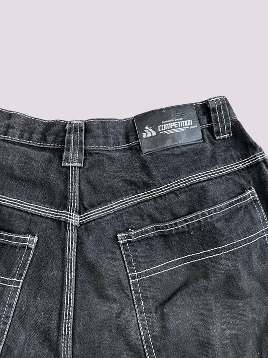 Jeans Shorts / Jort Schwarz