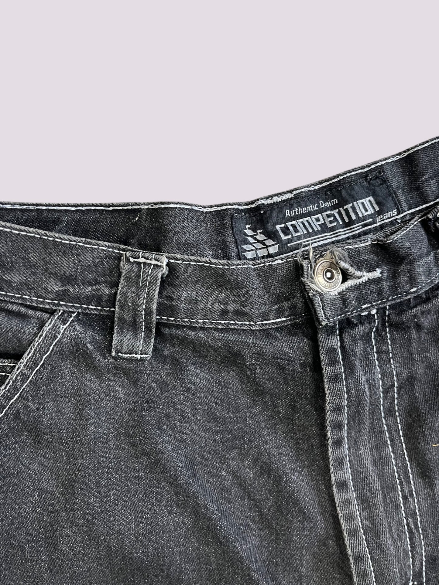 Jeans Shorts / Jort Schwarz