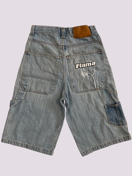Flama Jeans Shorts / Jort