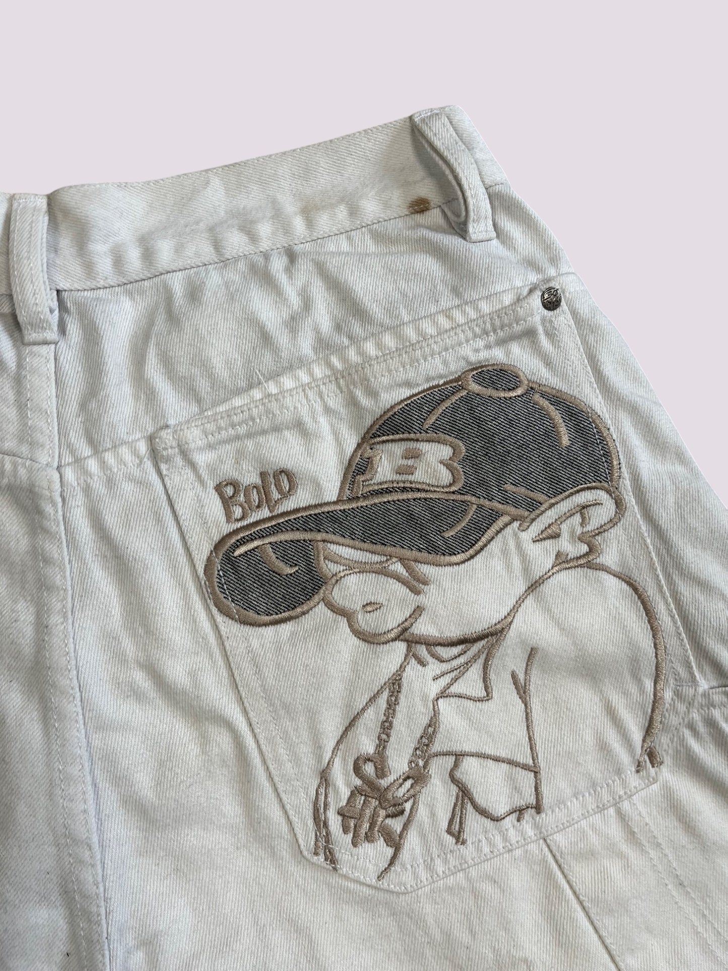 SOHK Jeans Shorts / Jort weiss
