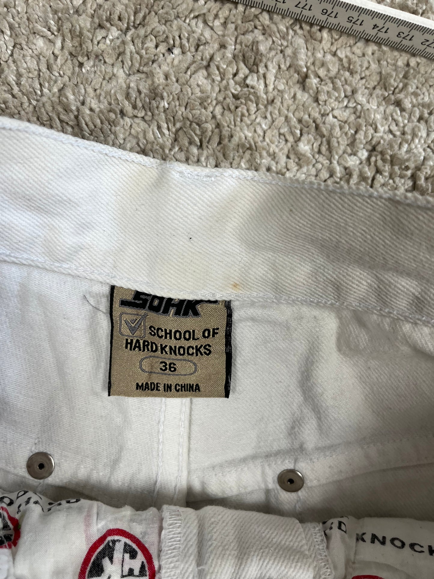 SOHK Jeans Shorts / Jort weiss